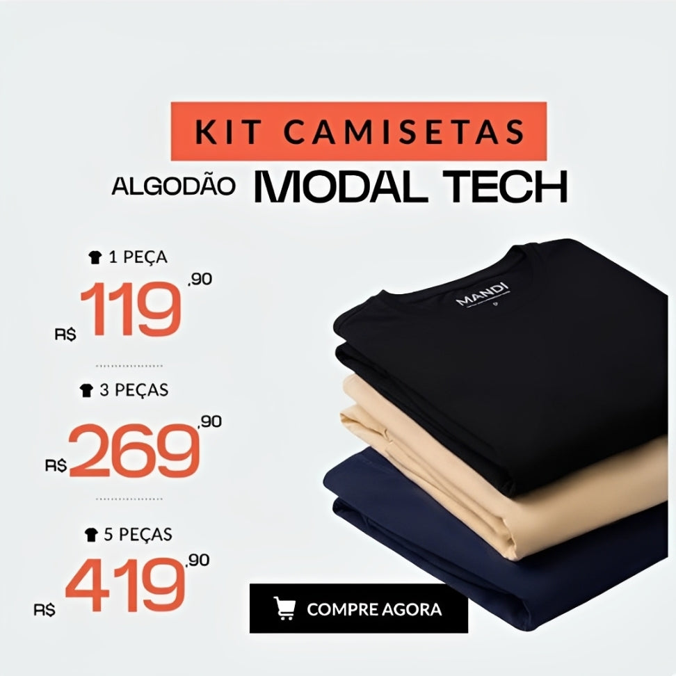 Kit Modal Tech Masculino