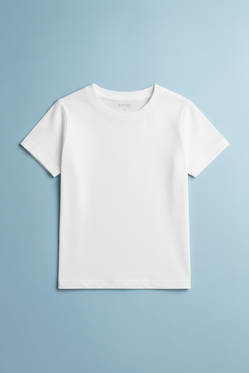 CAMISETA ALGODÃO PREMIUM | KIDS |  BRANCO