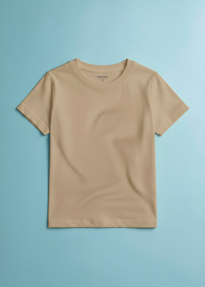 CAMISETA MODAL | KIDS | BEGE BOSQUE
