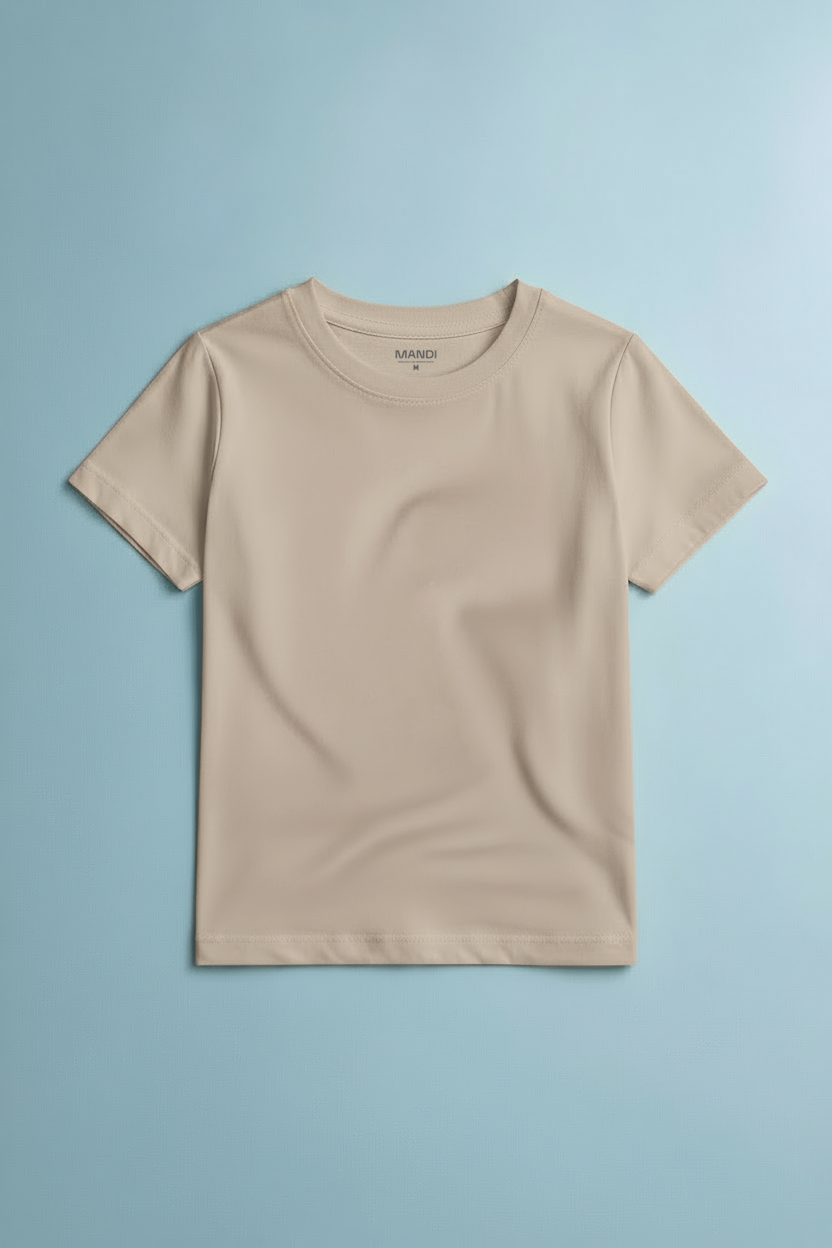 CAMISETA MODAL TECH | KIDS | BEGE PERSA