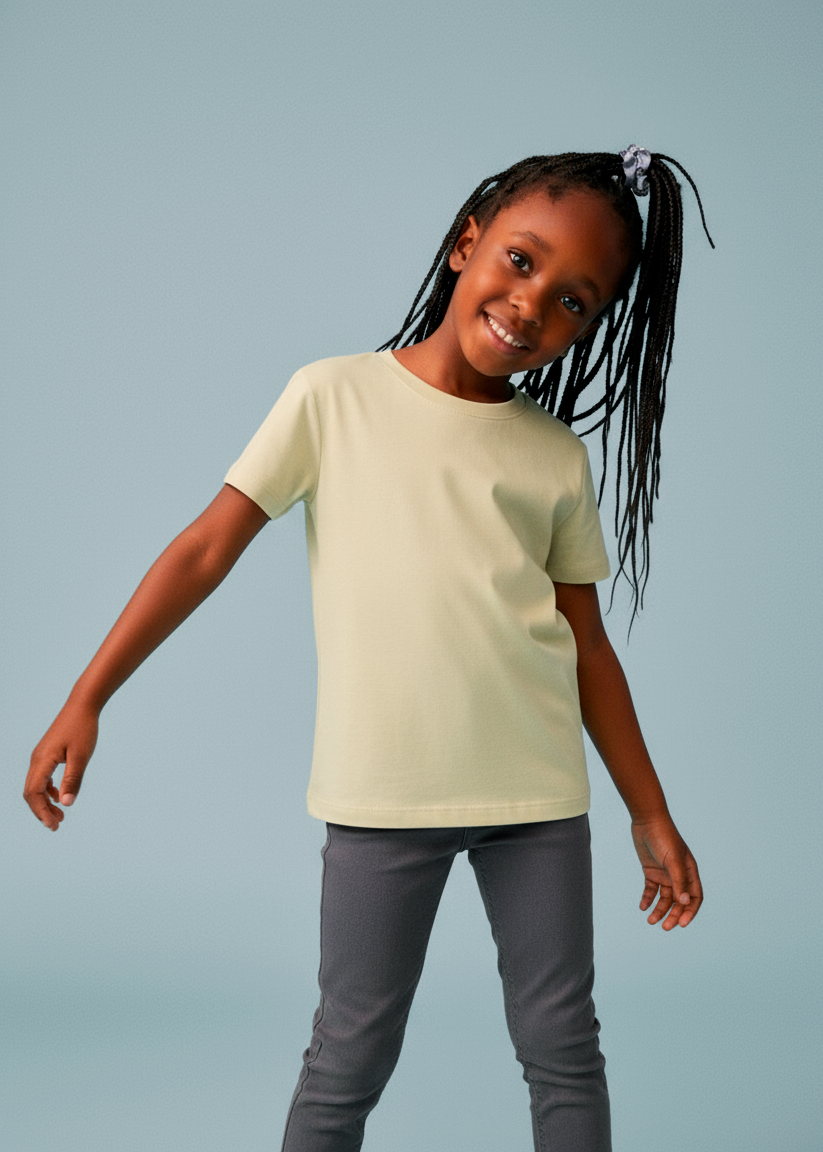 CAMISETA ALGODÃO PREMIUM | KIDS | CREME