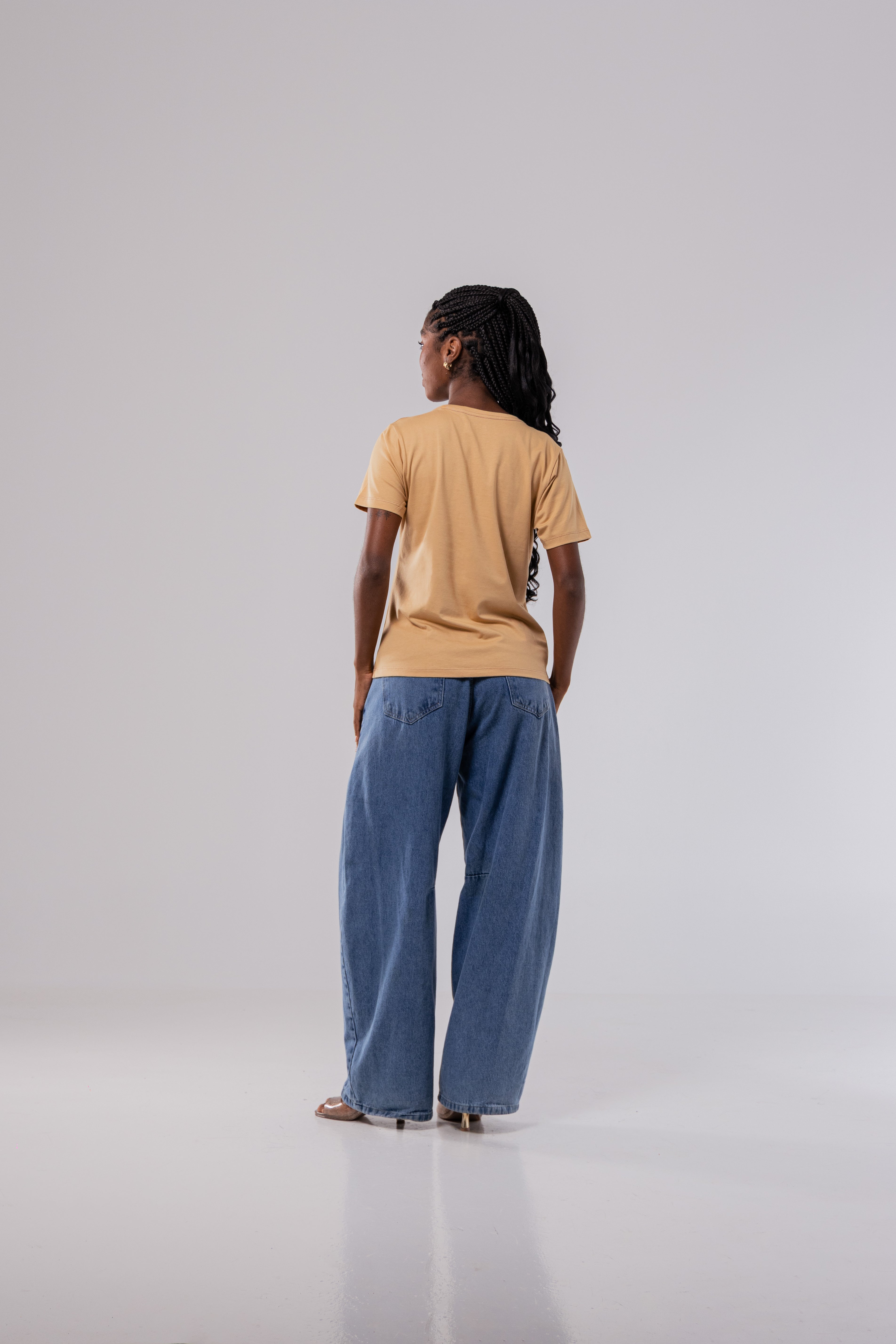 CAMISETA PIMA | FEMININA | CREME