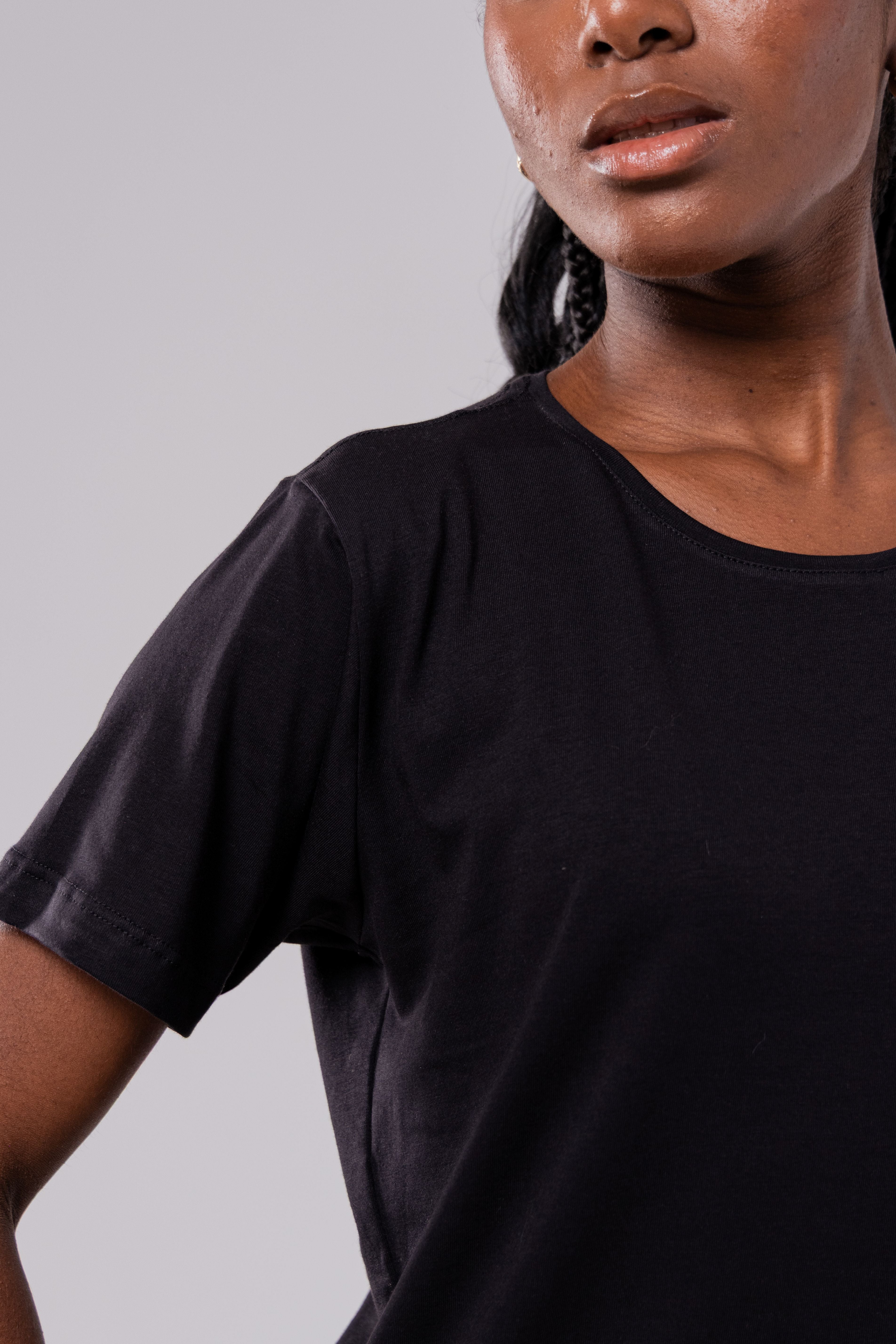 CAMISETA PIMA | FEMININA | PRETO