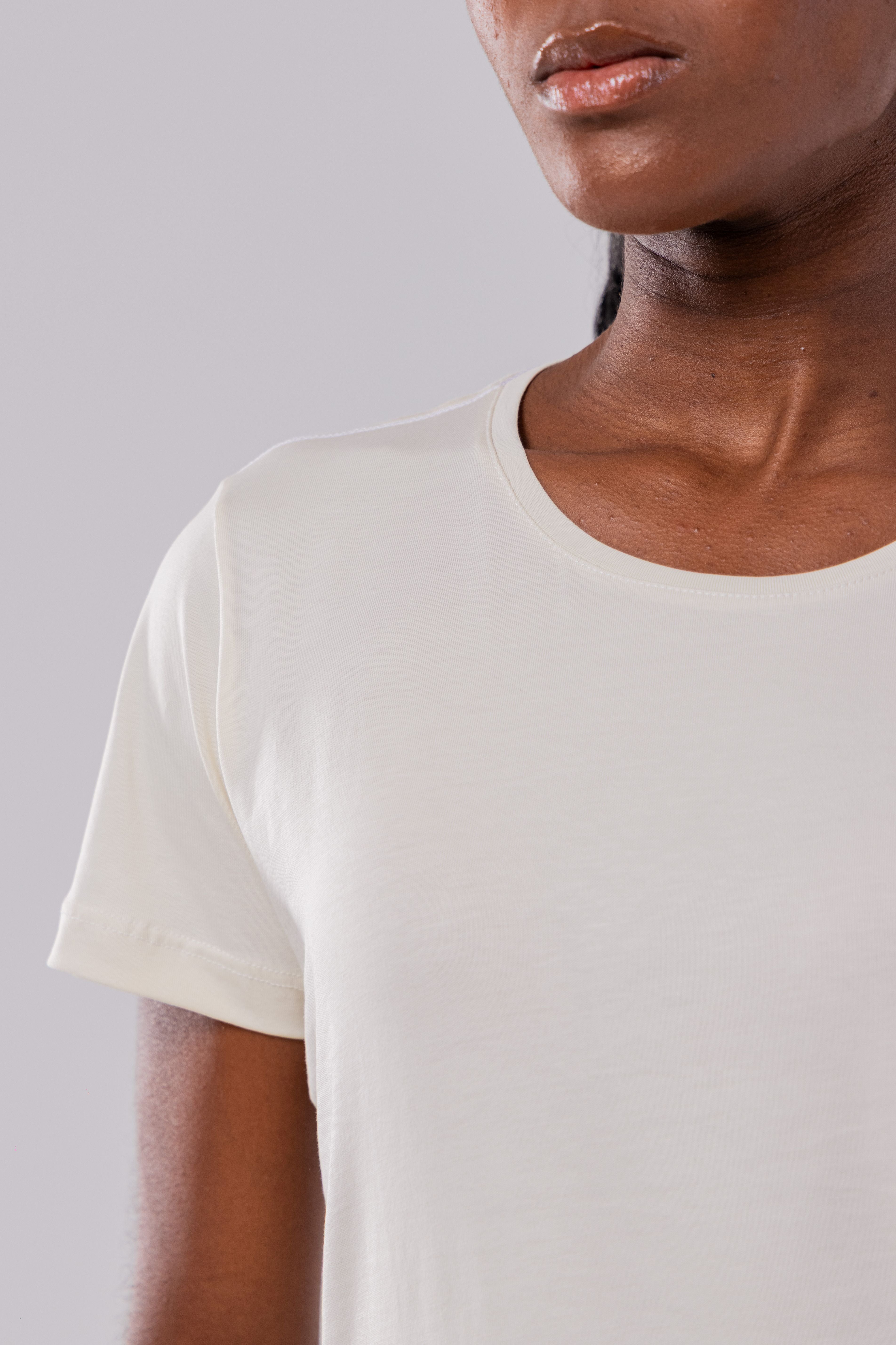 CAMISETA PIMA FEMININA |  OFFWHITE