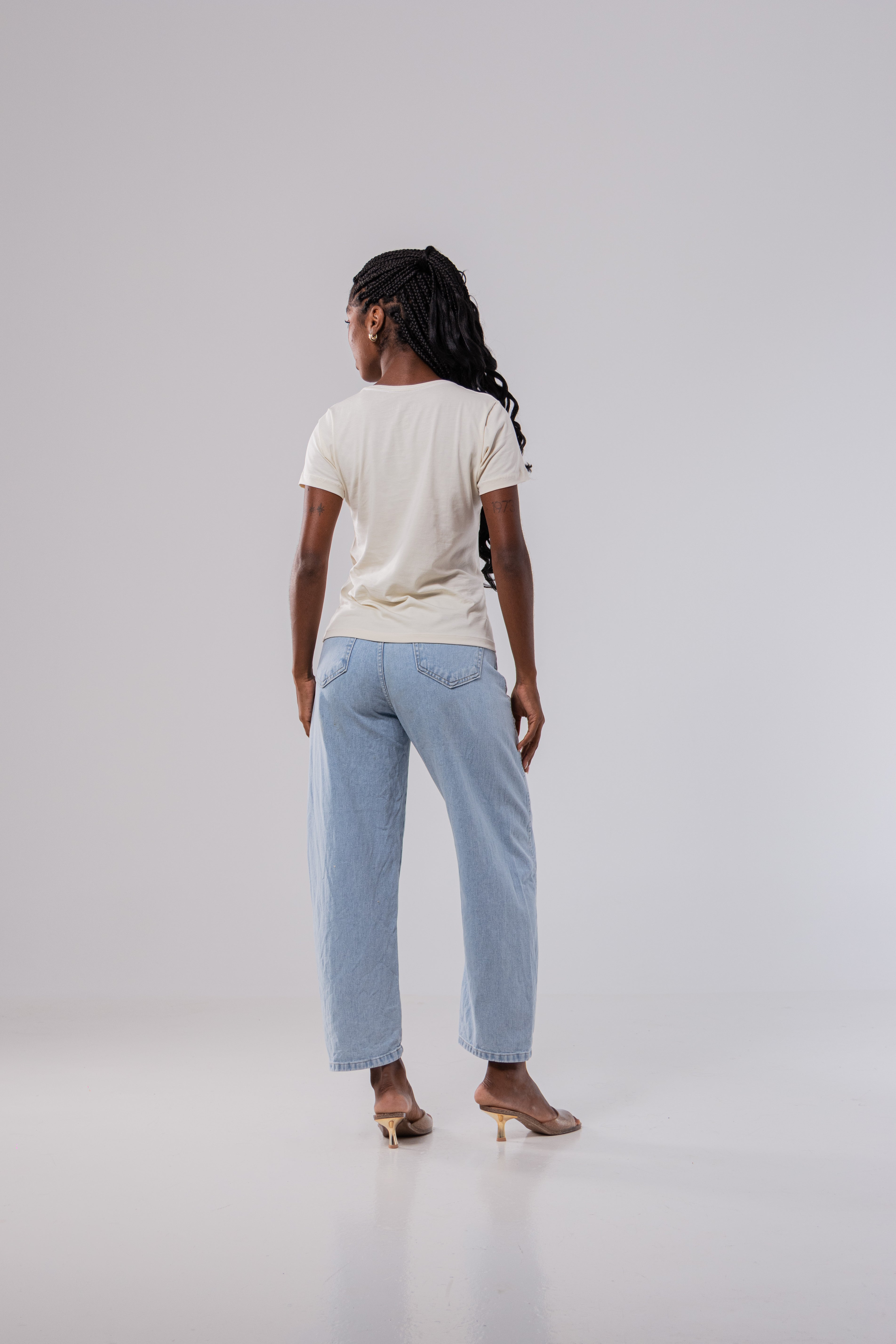 CAMISETA PIMA FEMININA |  OFFWHITE