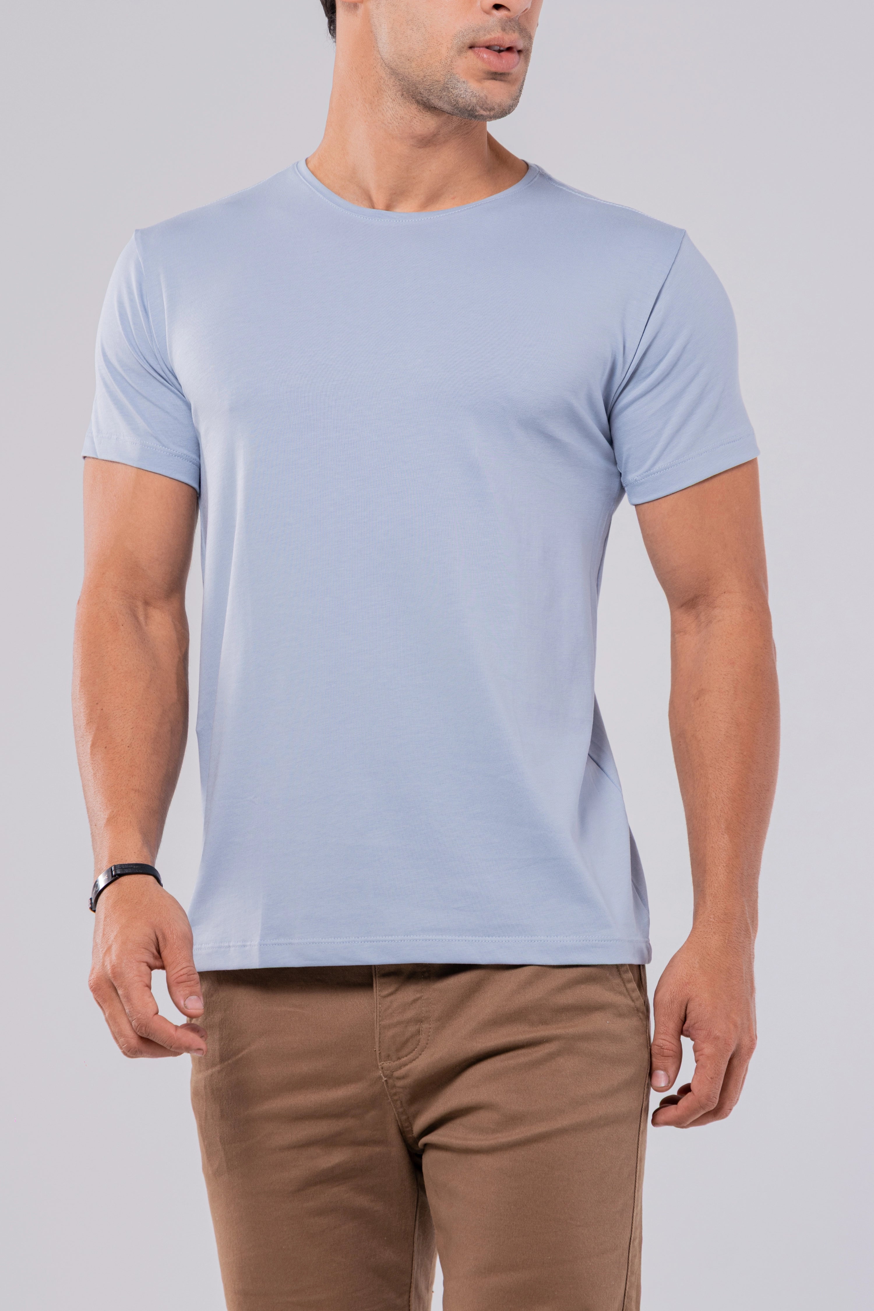 CAMISETA PIMA | AZUL CELESTE