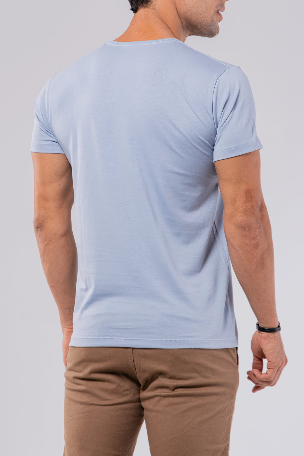CAMISETA PIMA | AZUL CELESTE