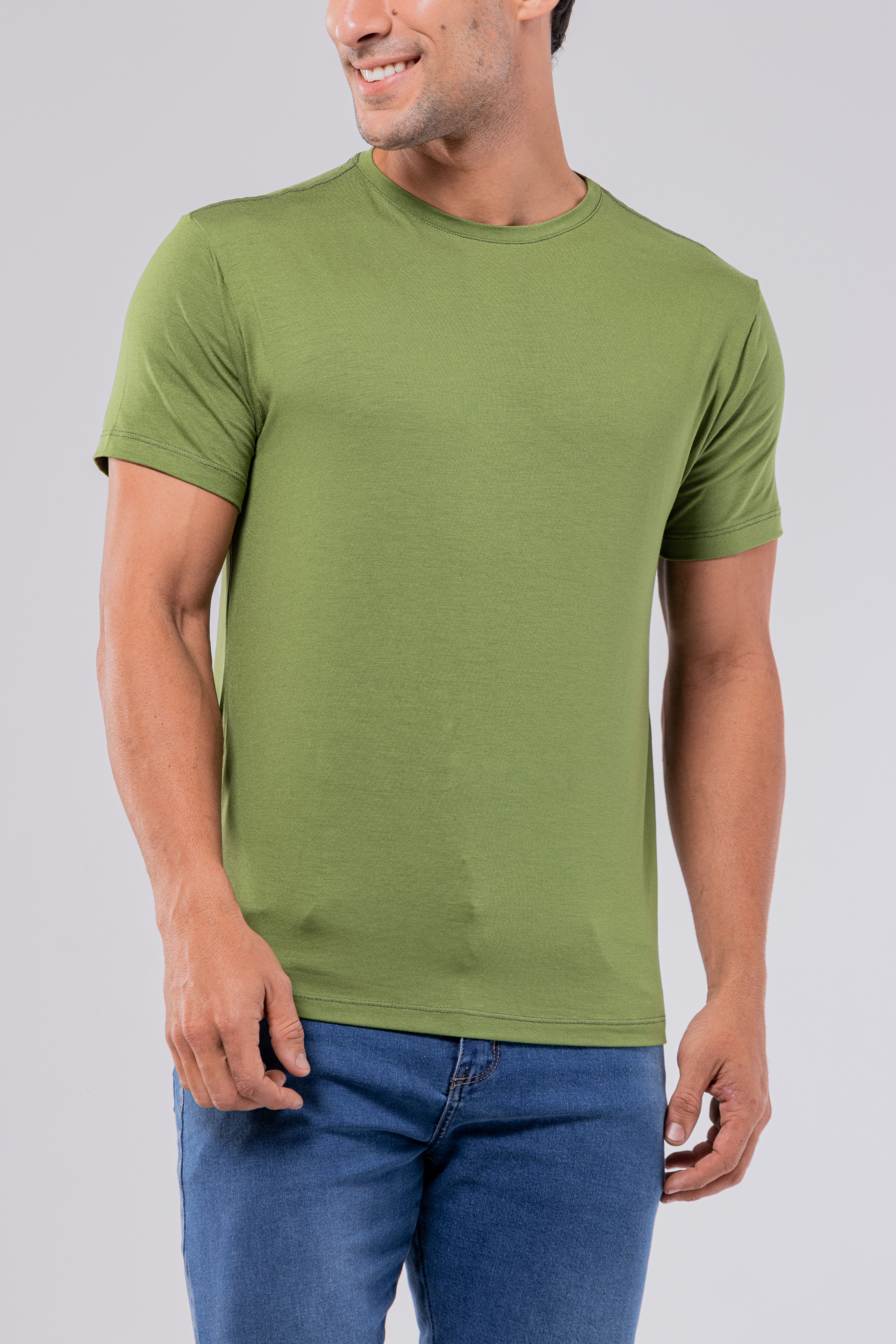 CAMISETA MODAL TECH | GREENISH