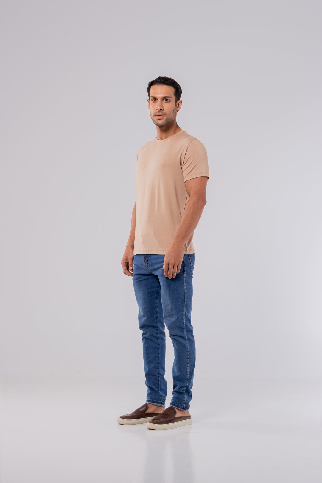 CAMISETA MODAL TECH | BEGE BOSQUE