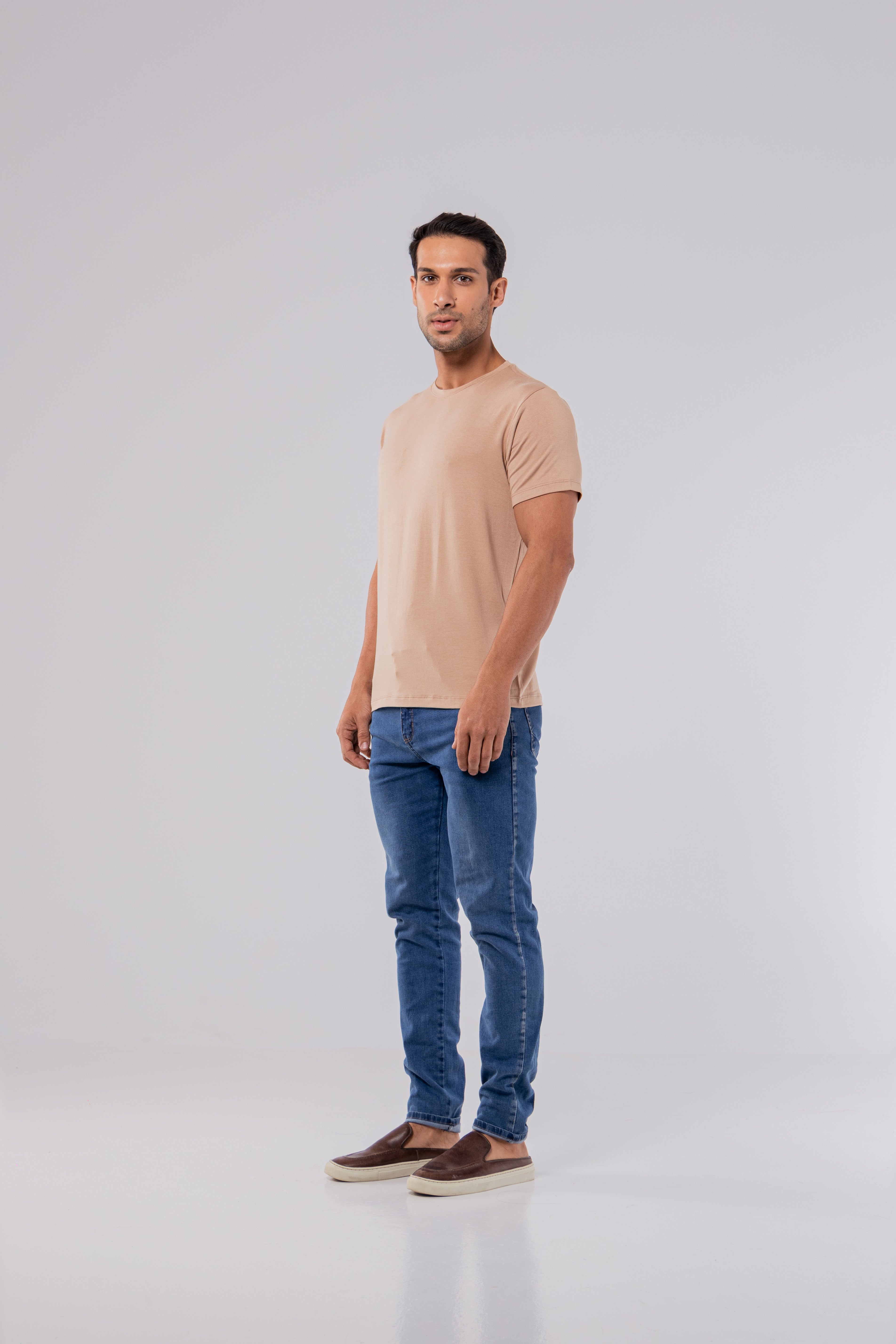 CAMISETA MODAL TECH | BEGE BOSQUE
