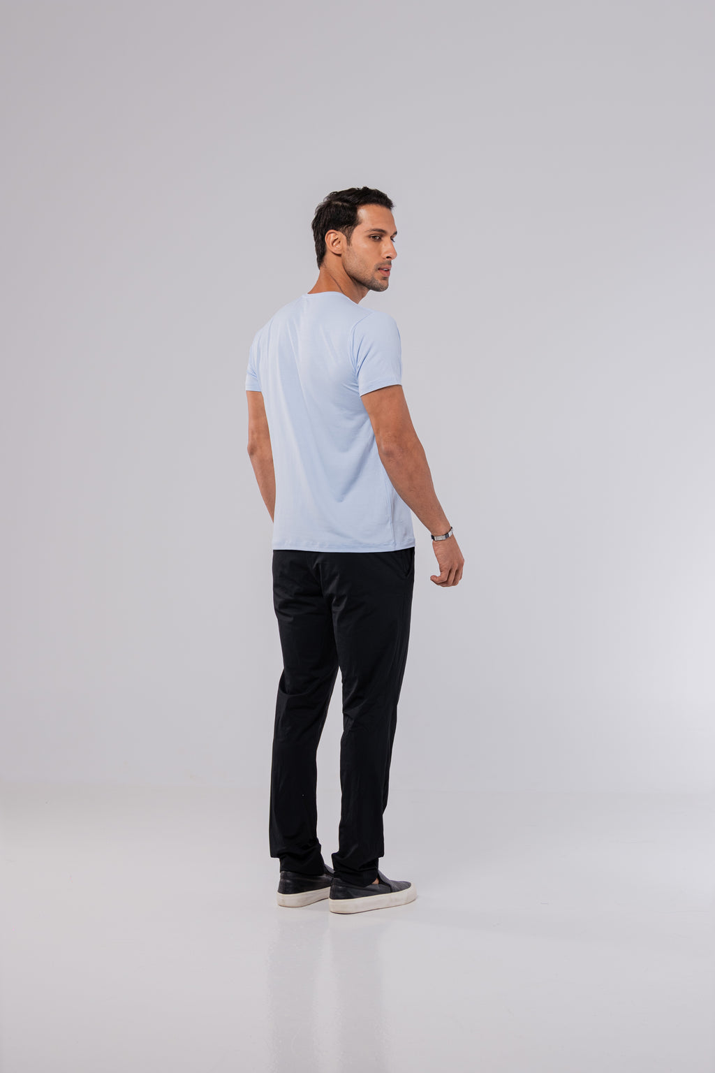 CAMISETA MODAL TECH // AZUL CELESTE