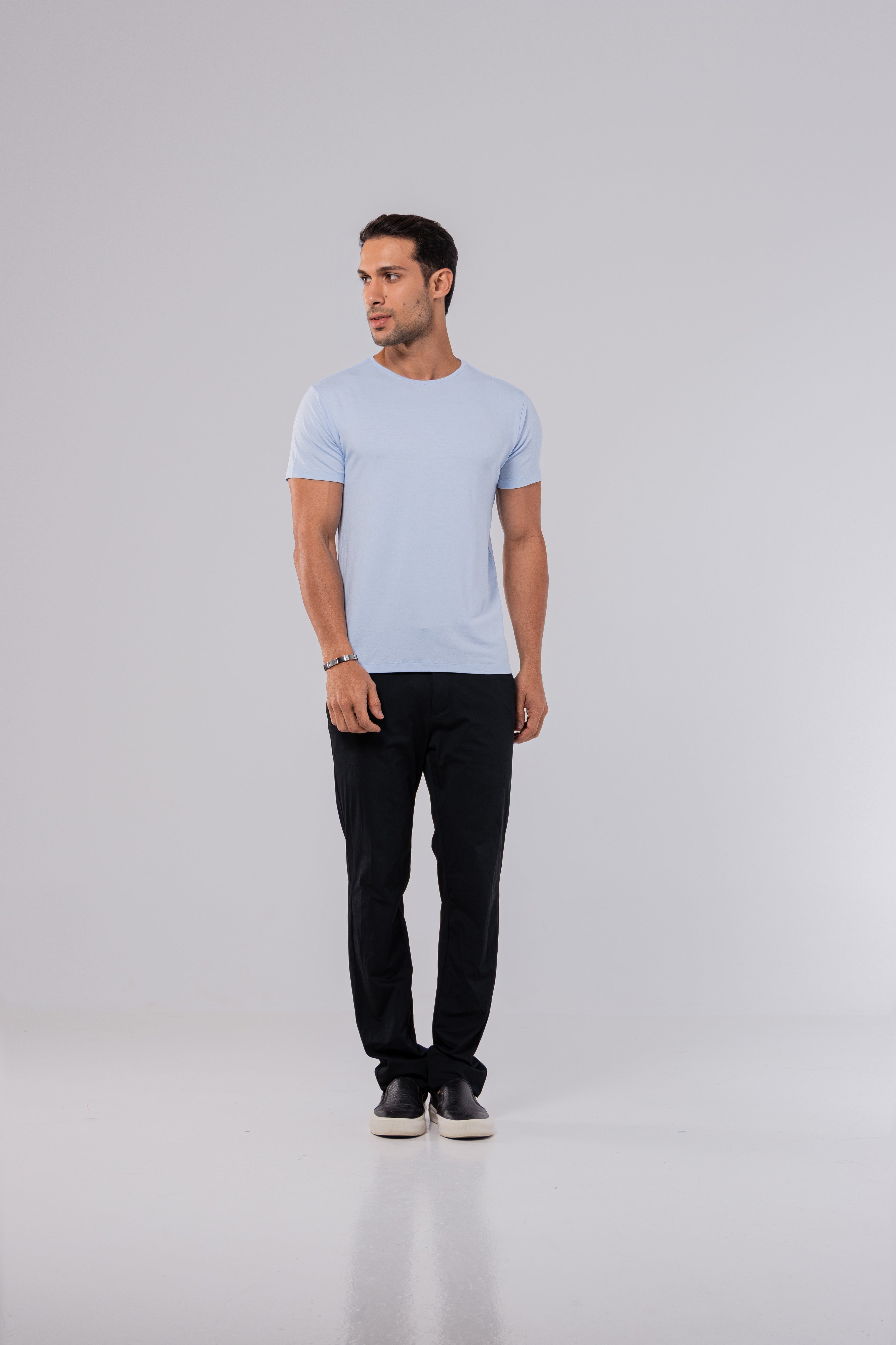 CAMISETA MODAL TECH // AZUL CELESTE