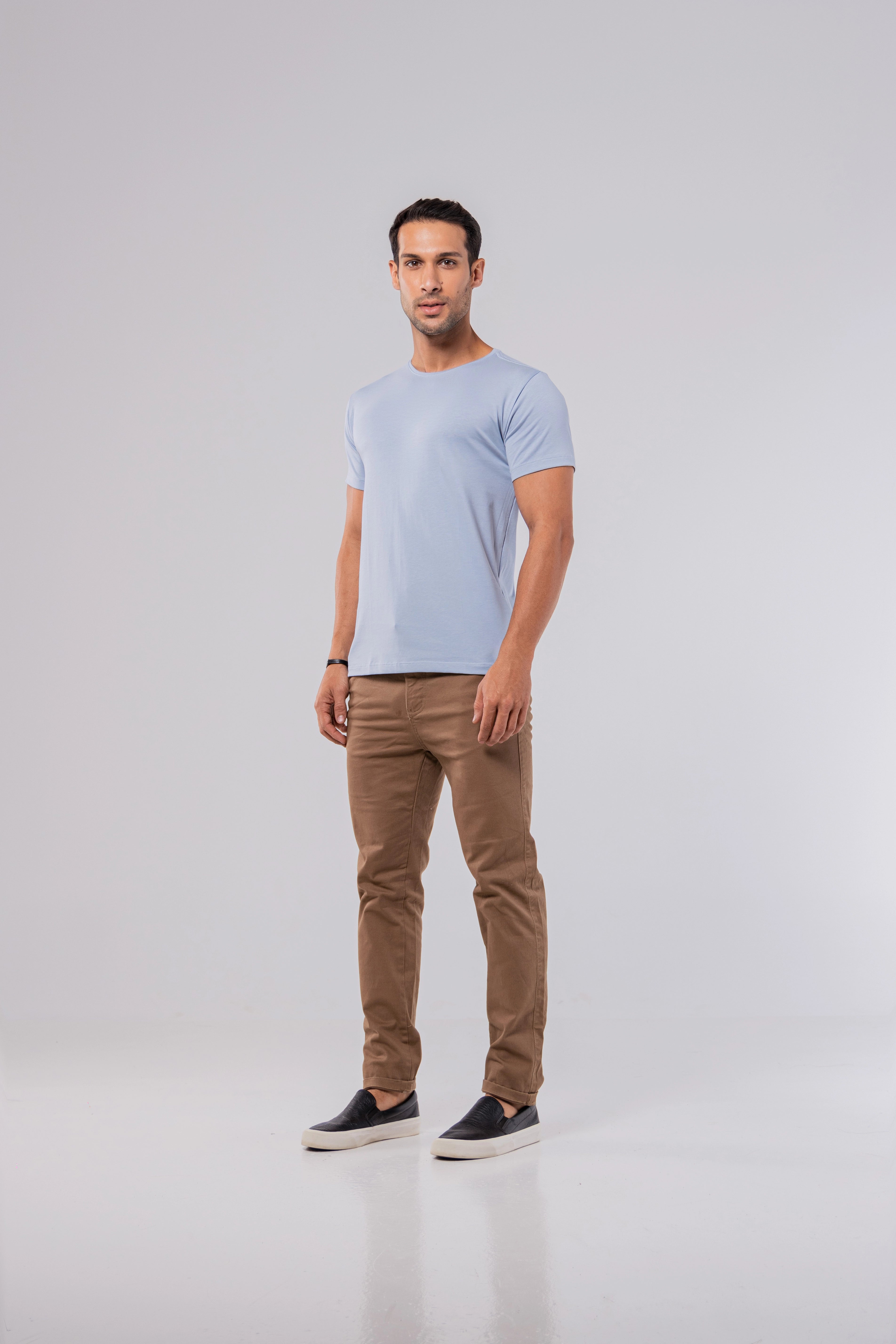 CAMISETA PIMA | AZUL CELESTE
