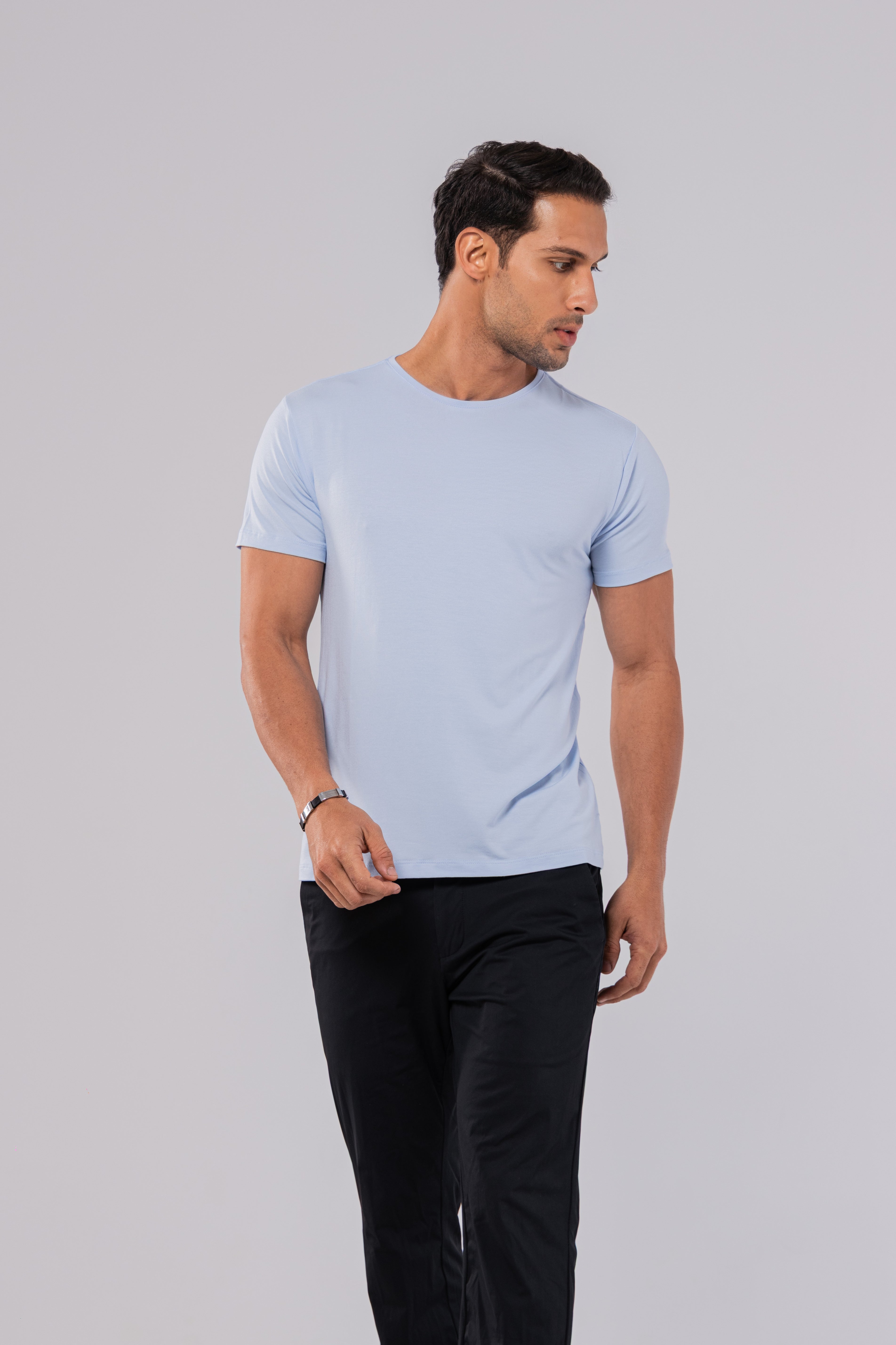 CAMISETA MODAL TECH // AZUL CELESTE