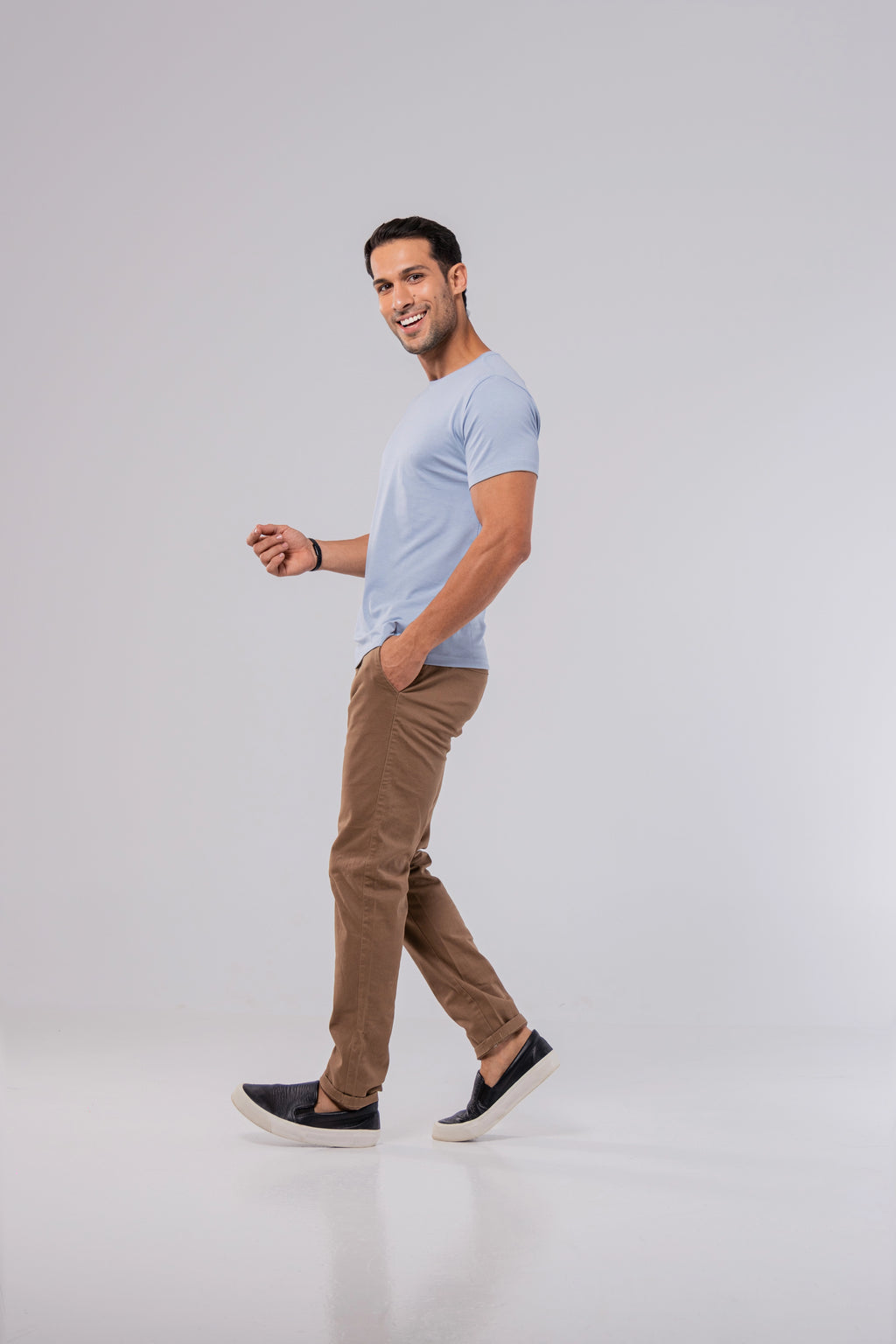 CAMISETA PIMA | AZUL CELESTE