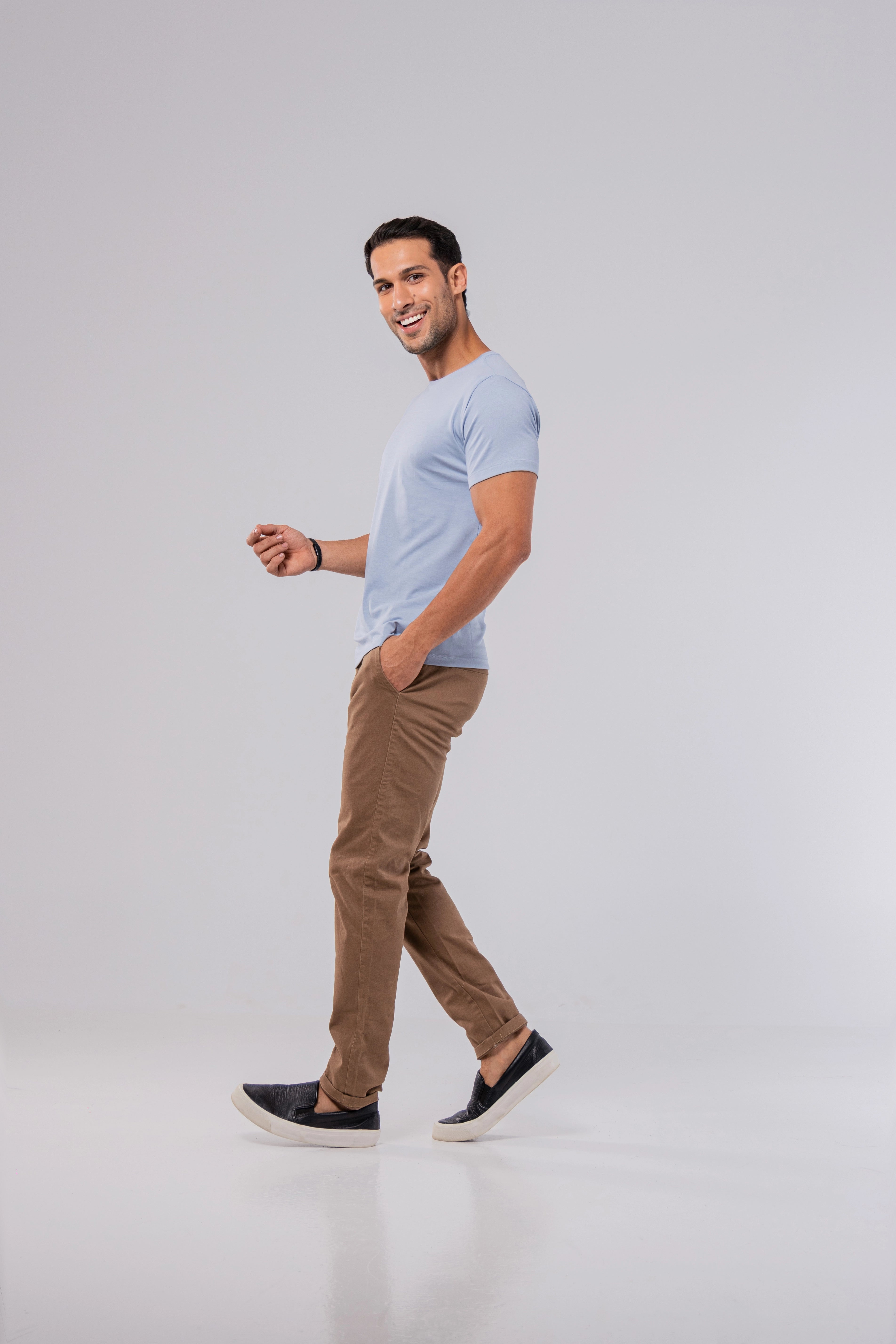 CAMISETA PIMA | AZUL CELESTE