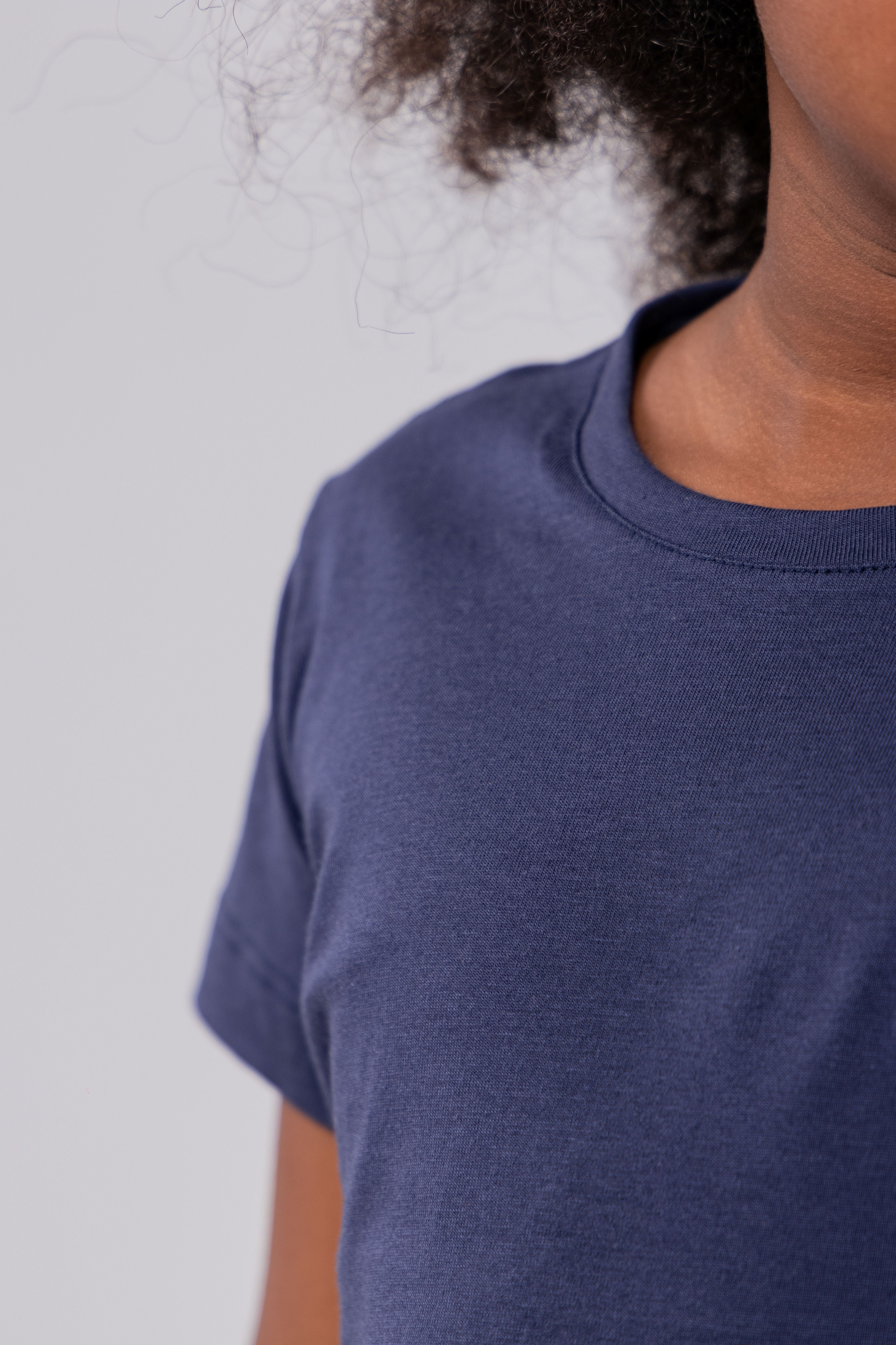 CAMISETA PIMA KIDS | DEEP BLUE