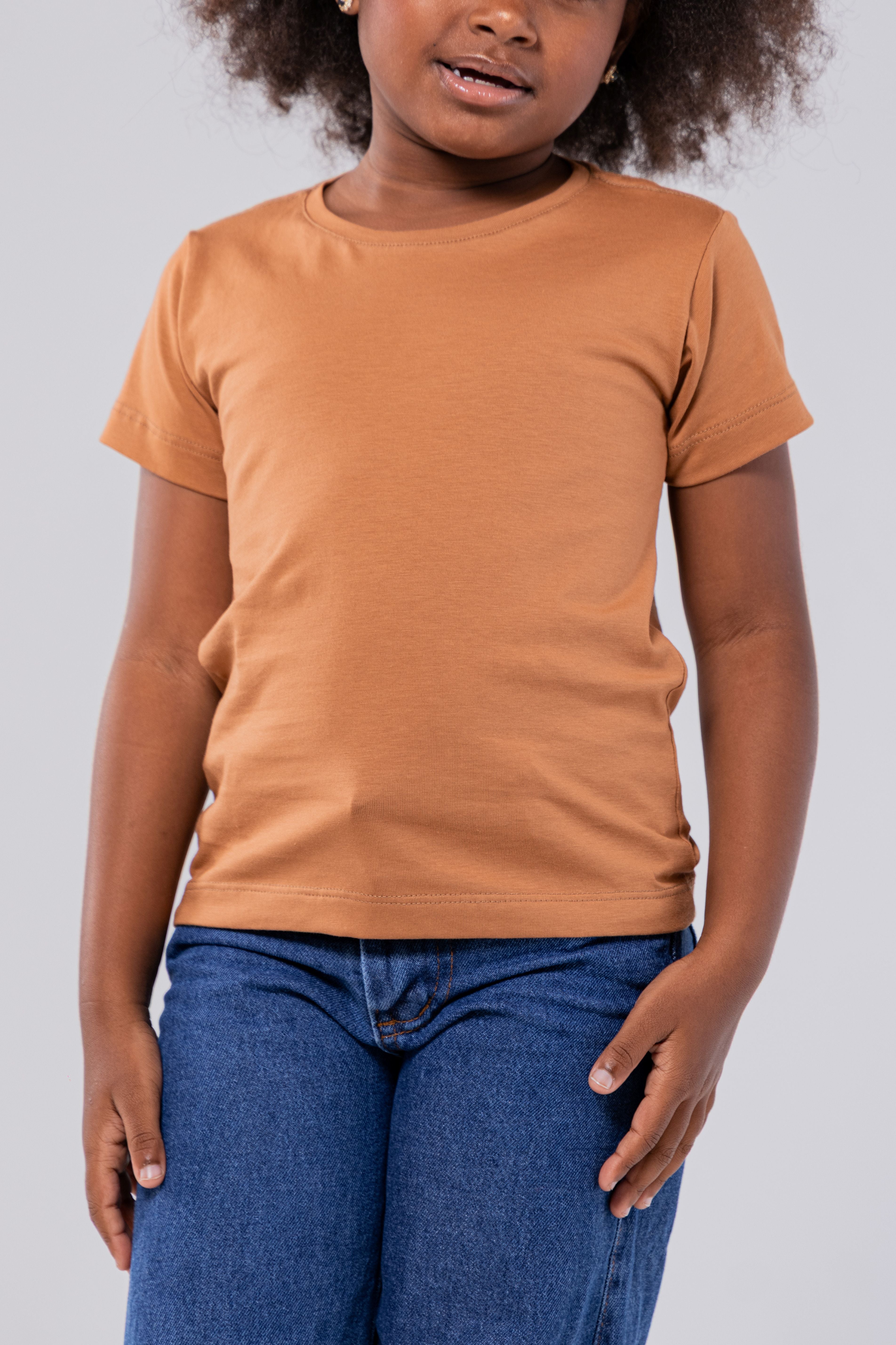 CAMISETA PIMA| KIDS | COBRE