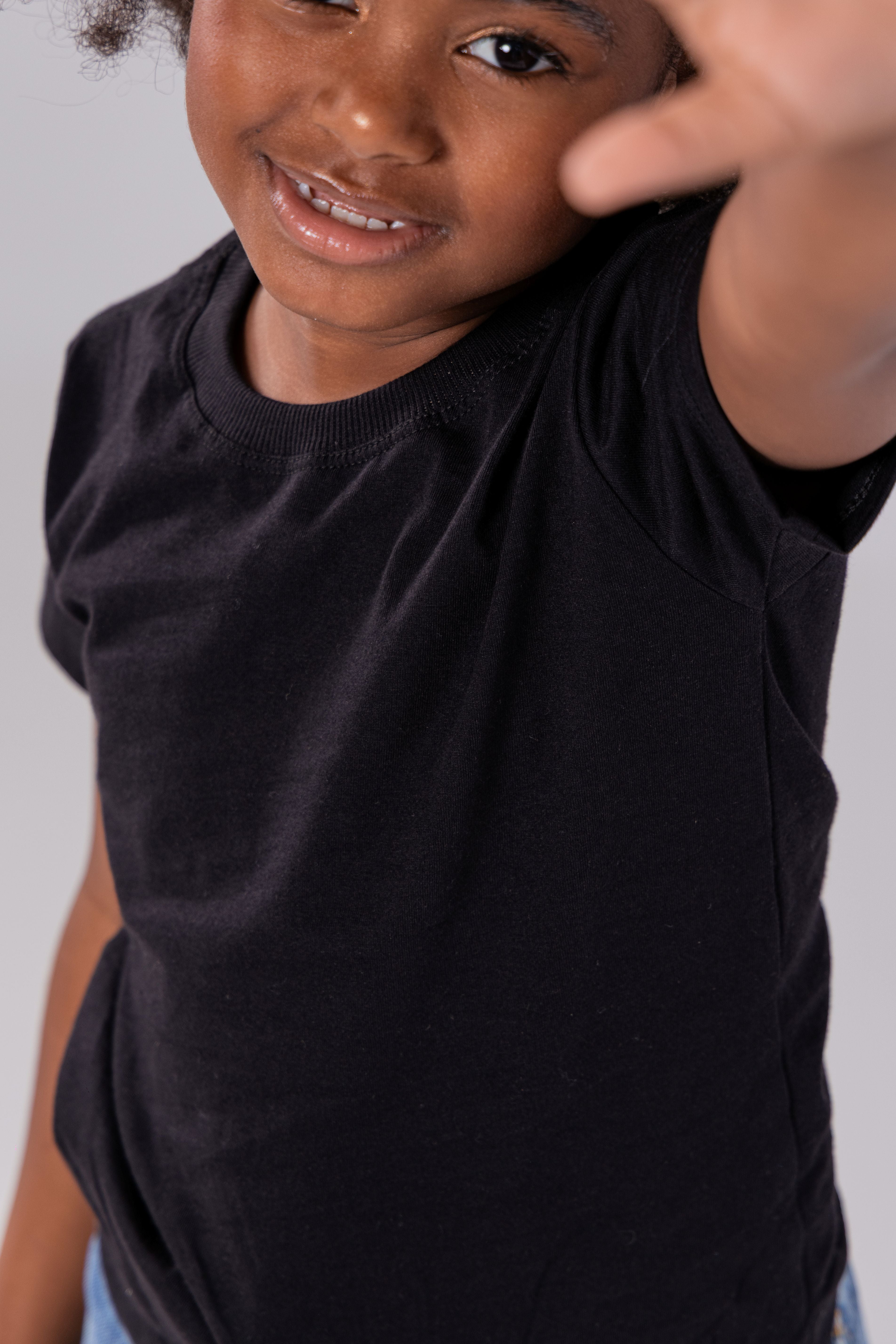 CAMISETA ALGODÃO PREMIUM | KIDS |  PRETO