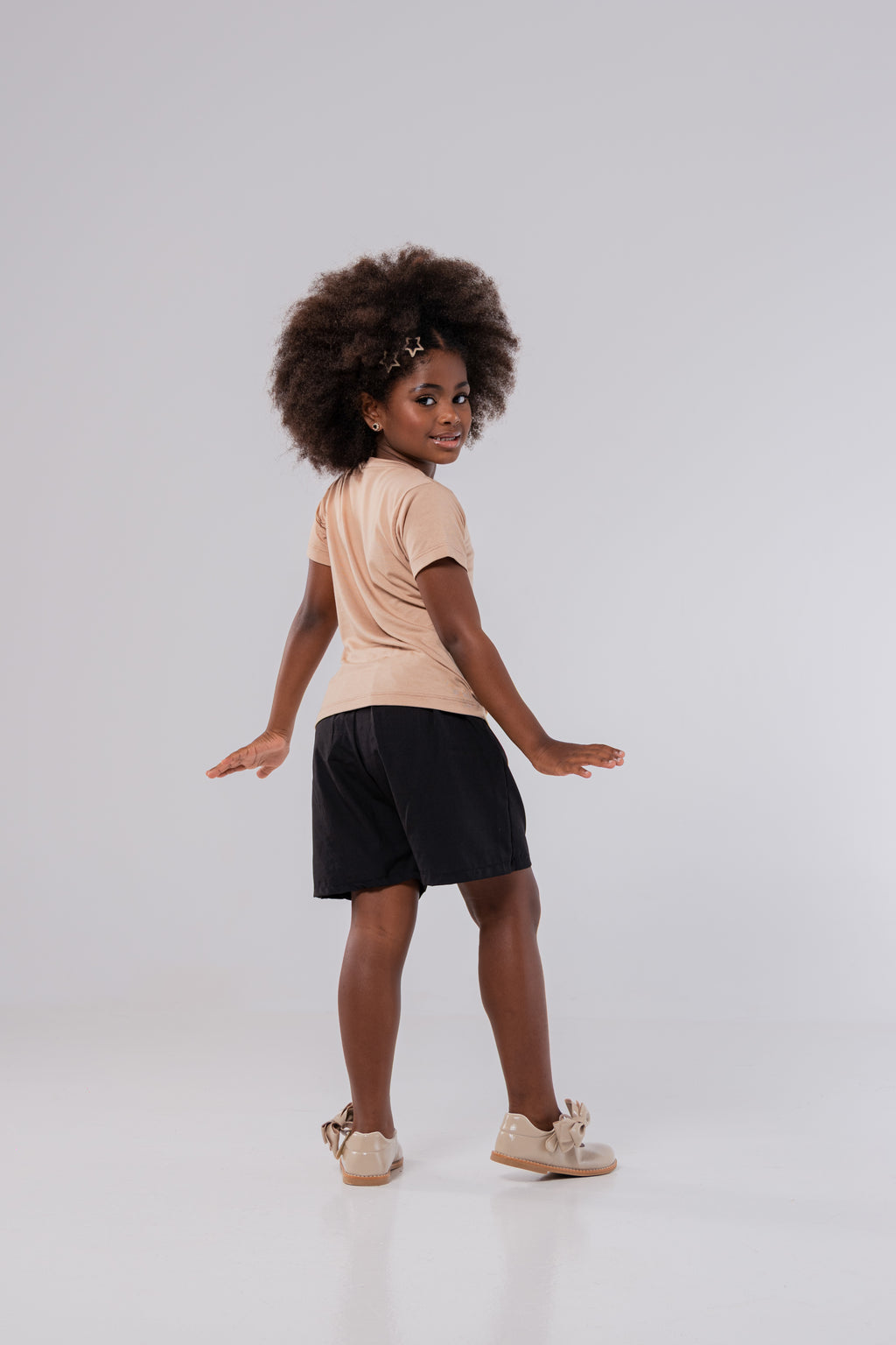 CAMISETA MODAL TECH | KIDS | BEGE BOSQUE