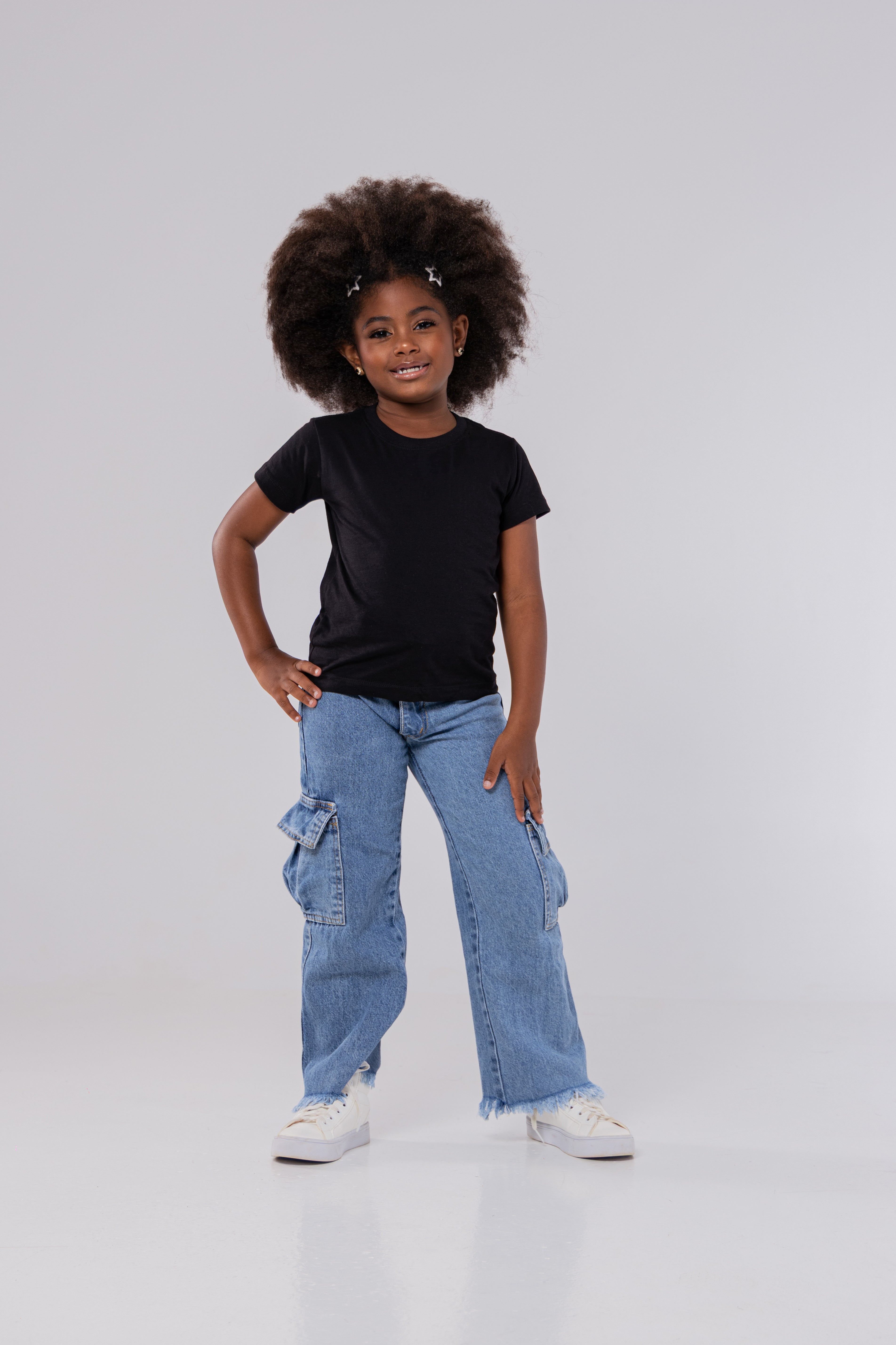 CAMISETA ALGODÃO PREMIUM | KIDS |  PRETO