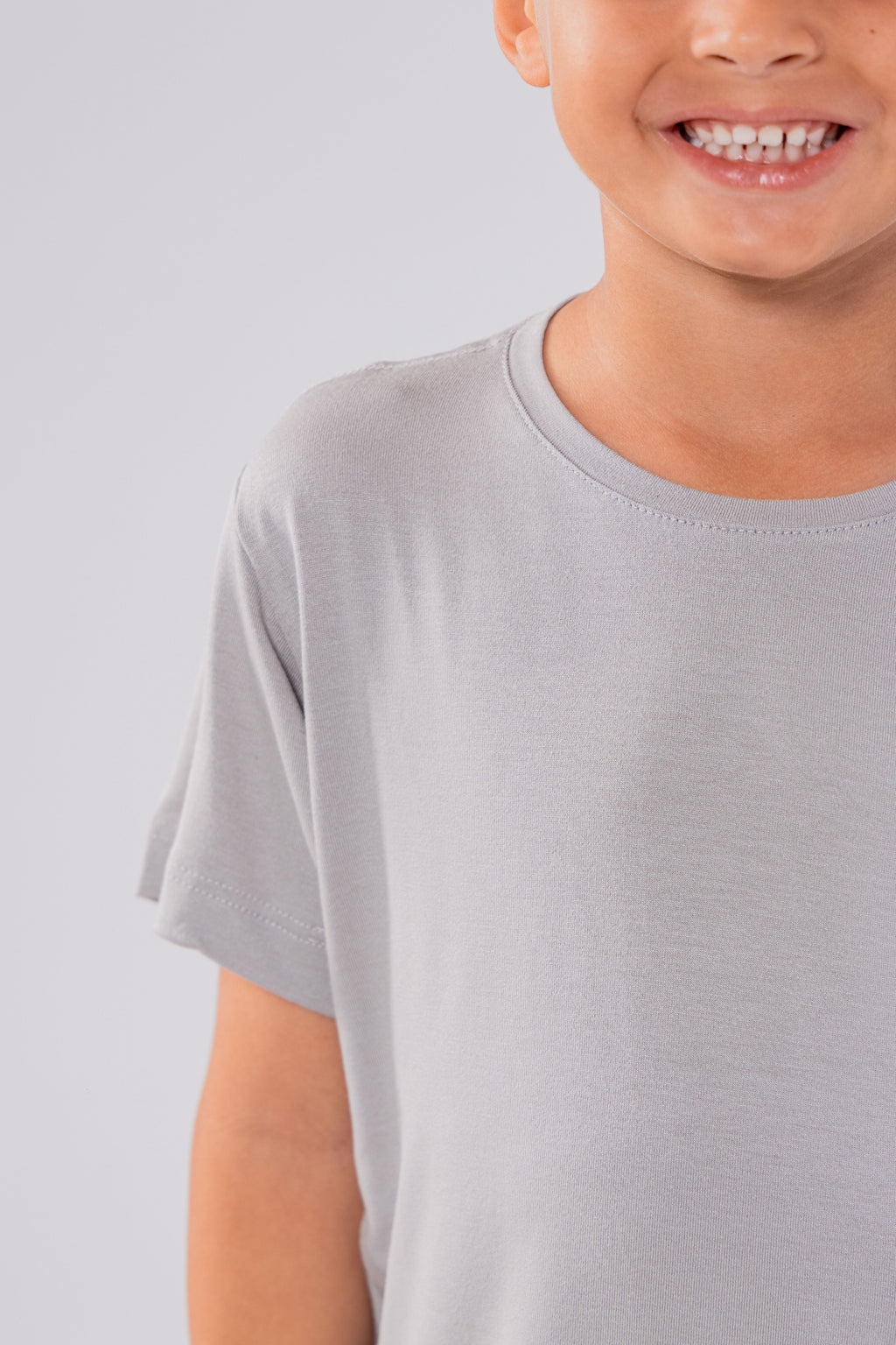 CAMISETA MODAL TECH - INF - CINZA