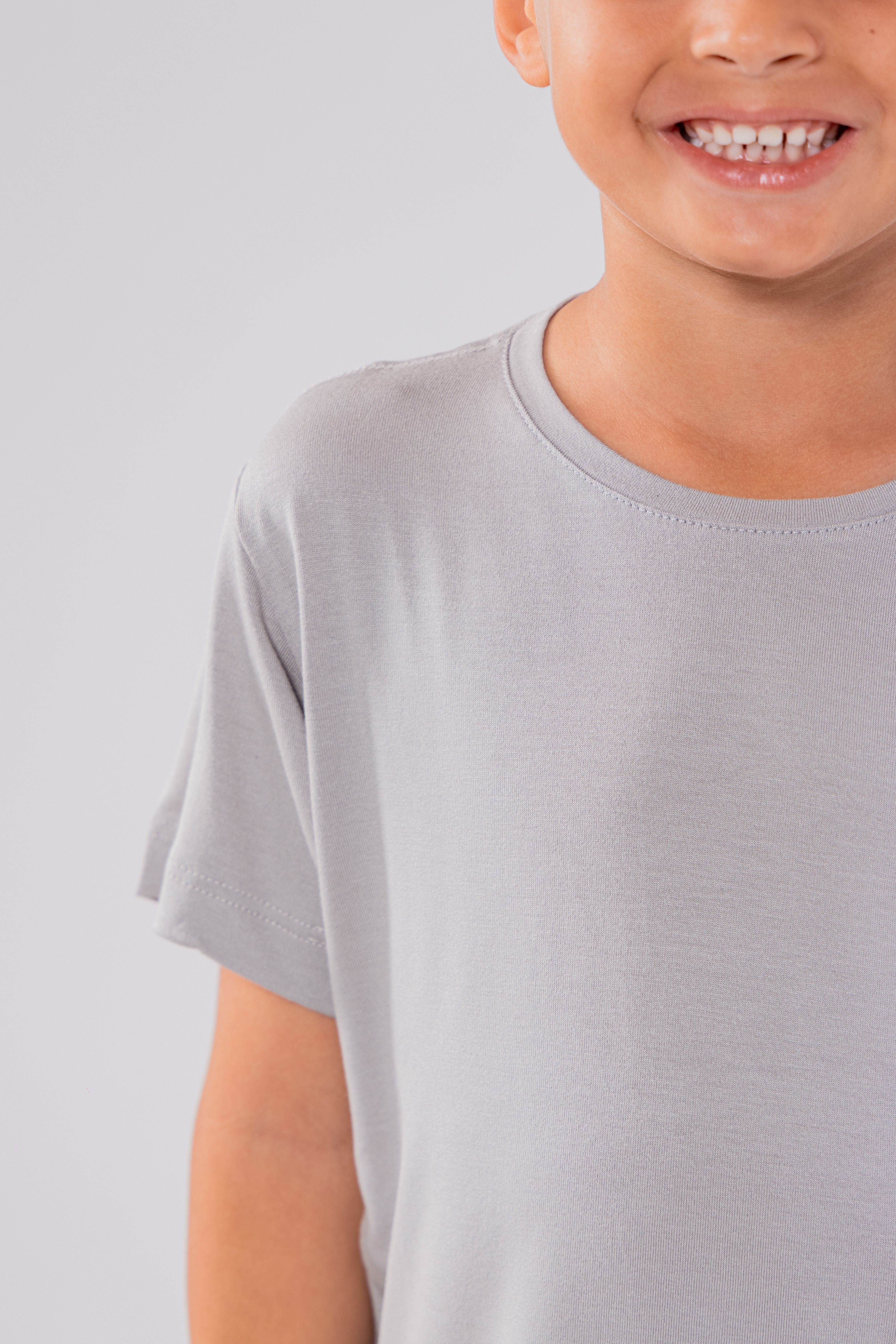 CAMISETA MODAL TECH - INF - CINZA