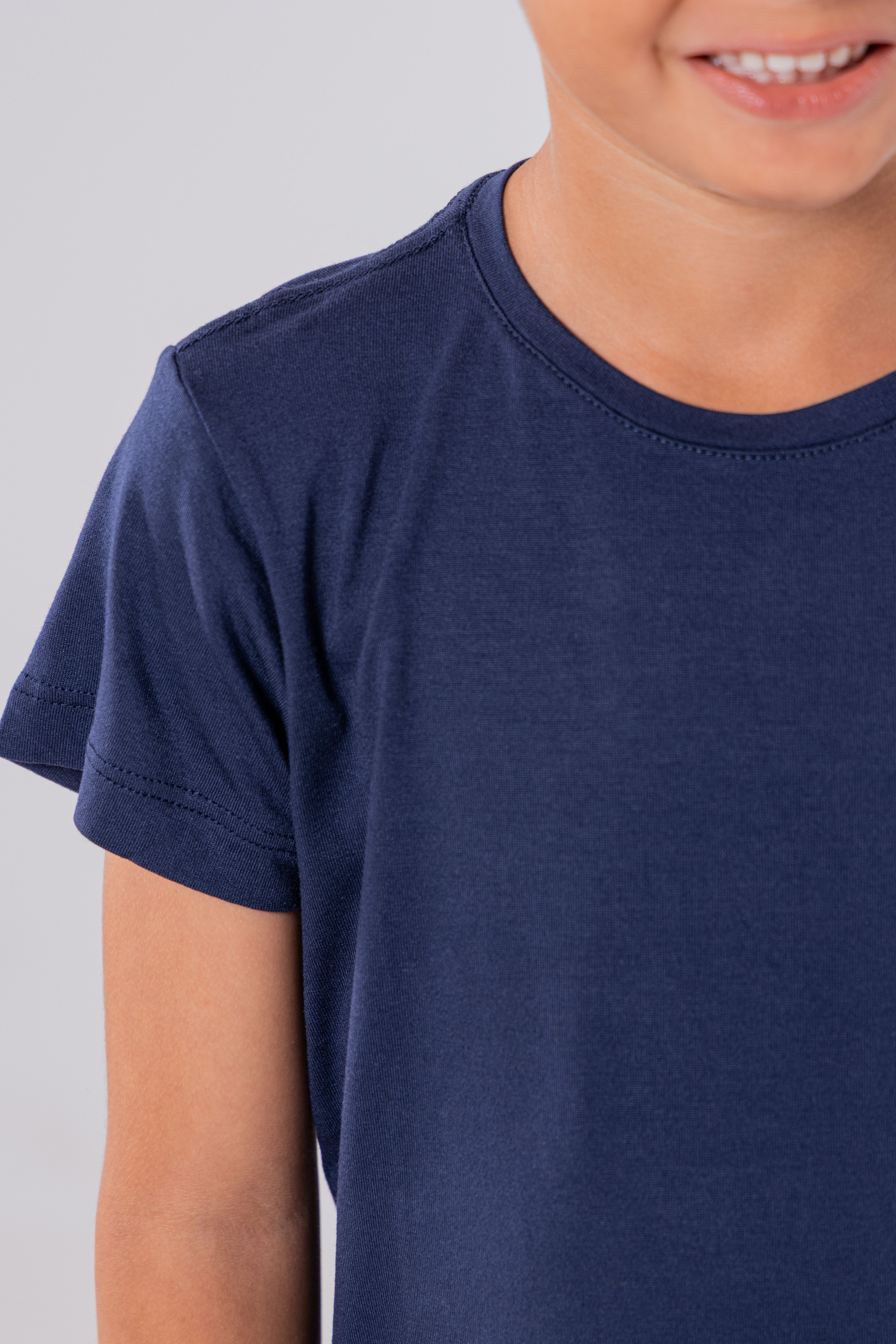 CAMISETA MODAL TECH | KIDS | MARINHO