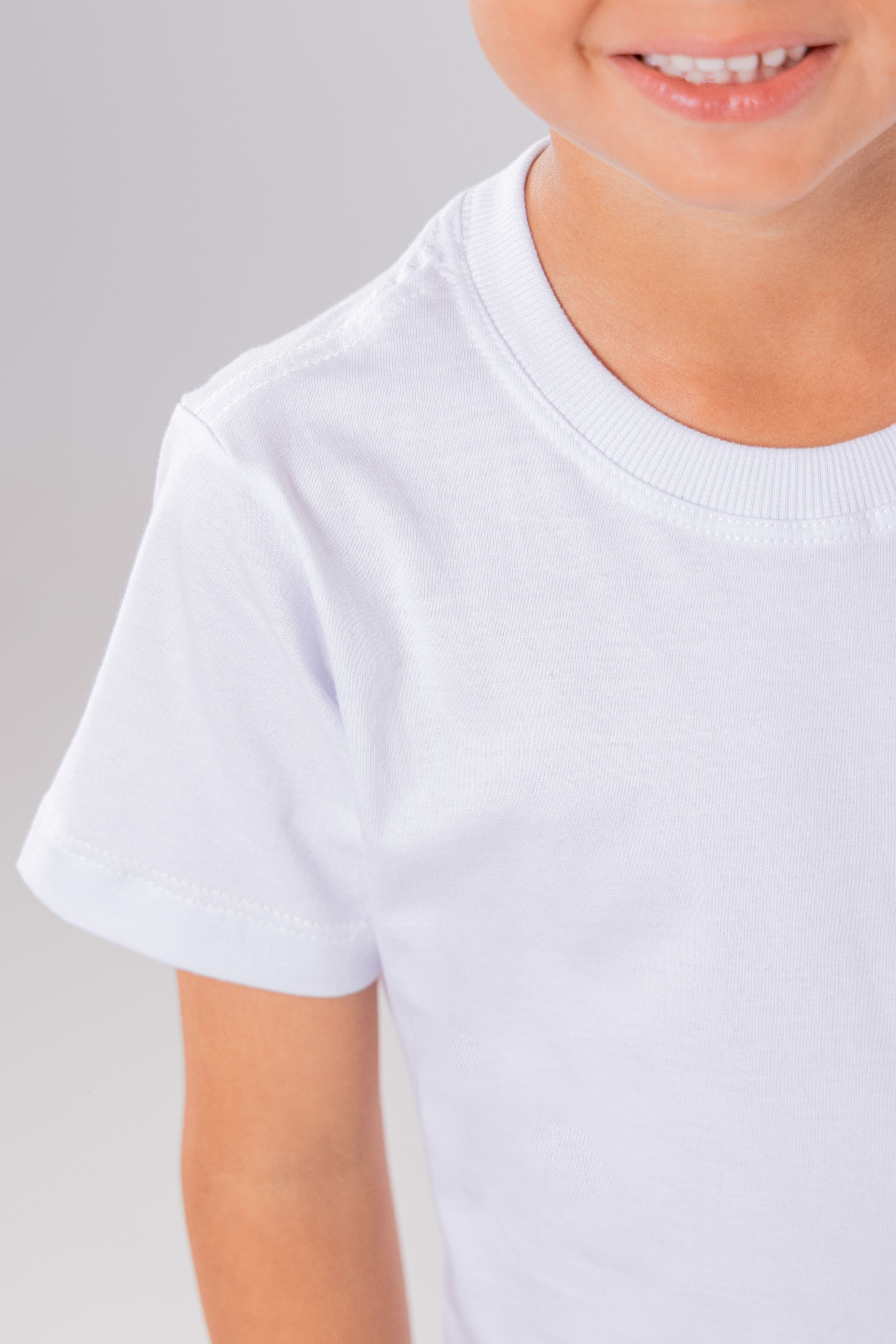 CAMISETA ALGODÃO PREMIUM | KIDS |  BRANCO