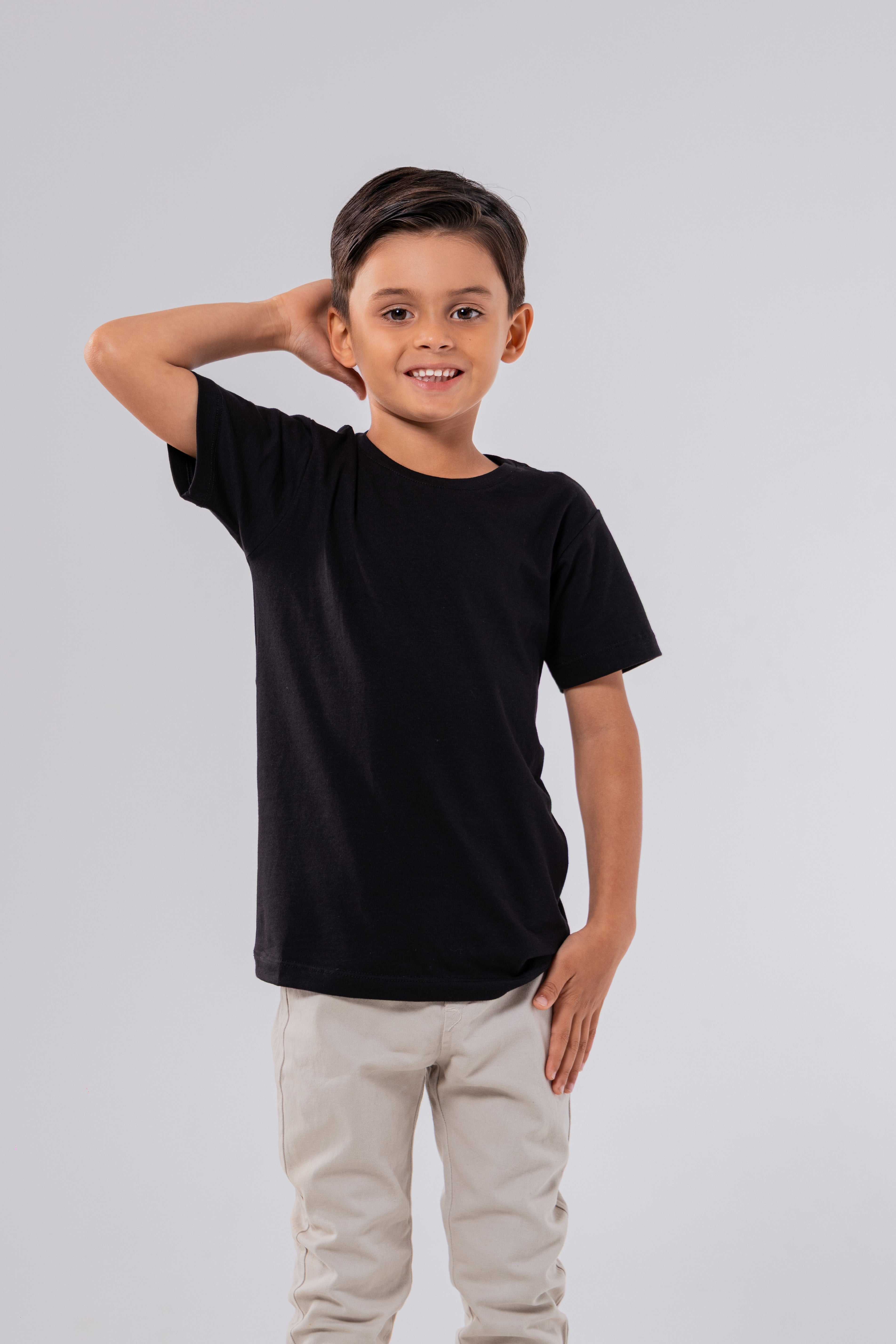 CAMISETA PIMA | KIDS| PRETO