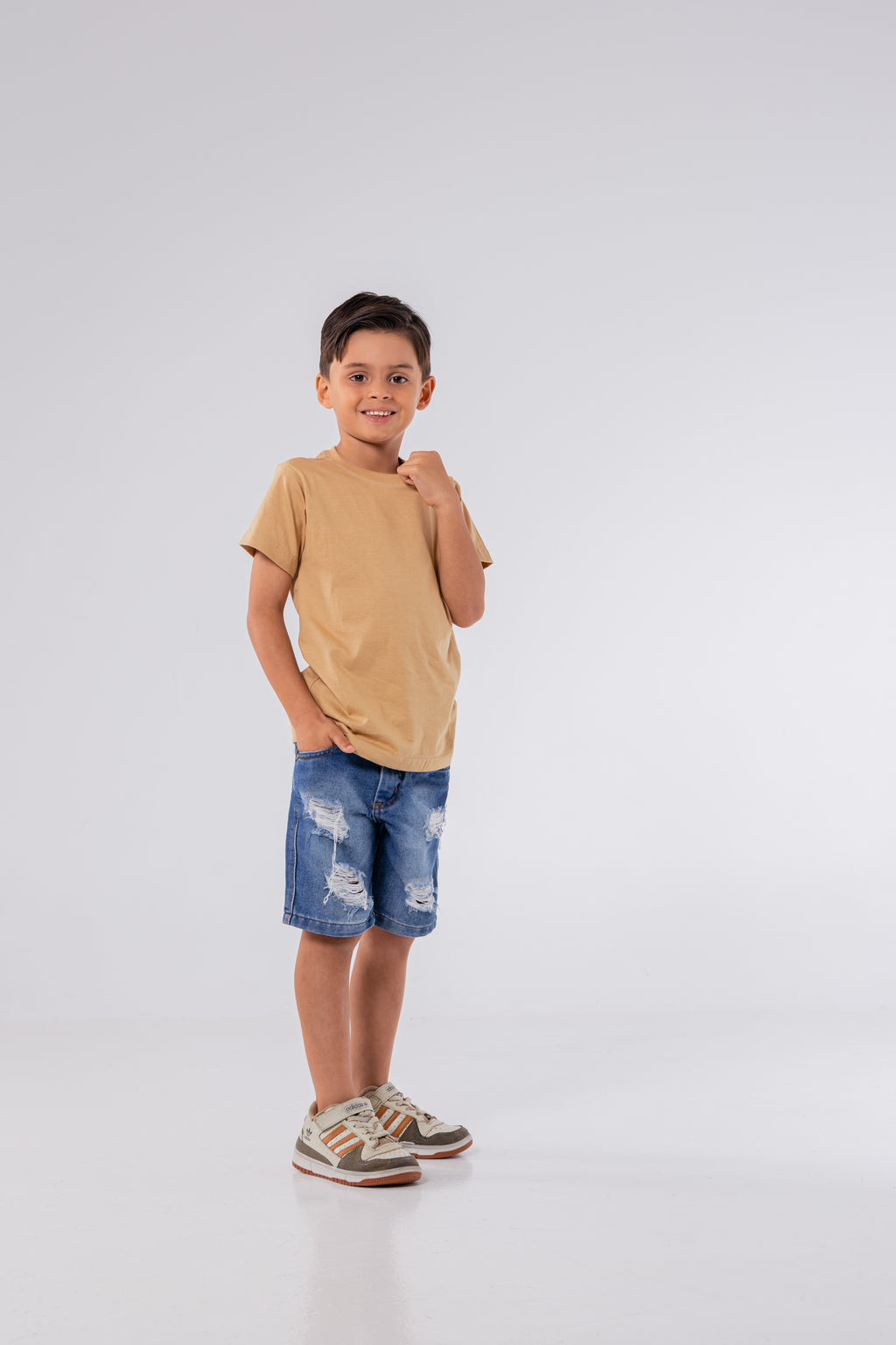 CAMISETA ALGODÃO PREMIUM | KIDS | CREME