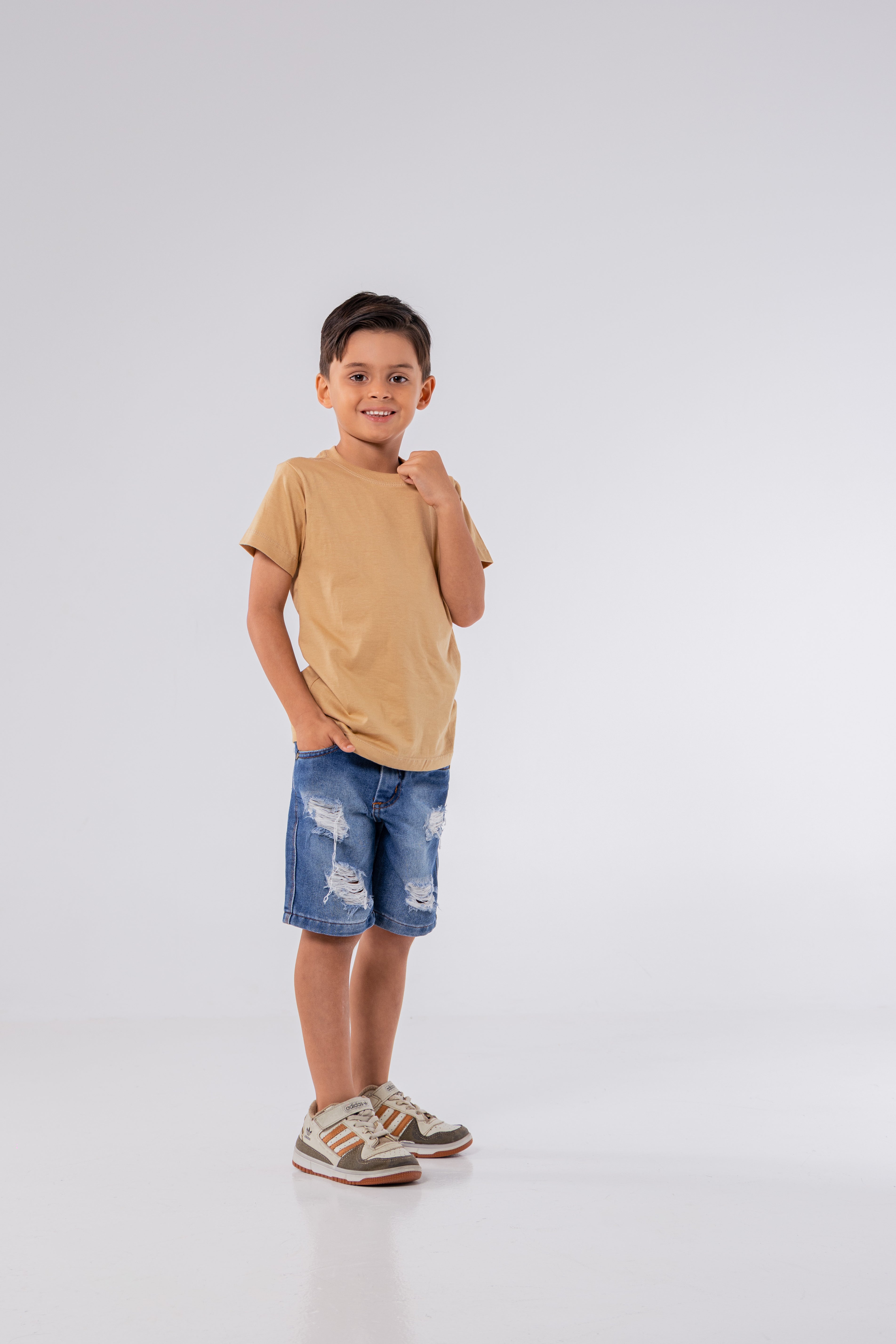 CAMISETA ALGODÃO PREMIUM | KIDS | CREME