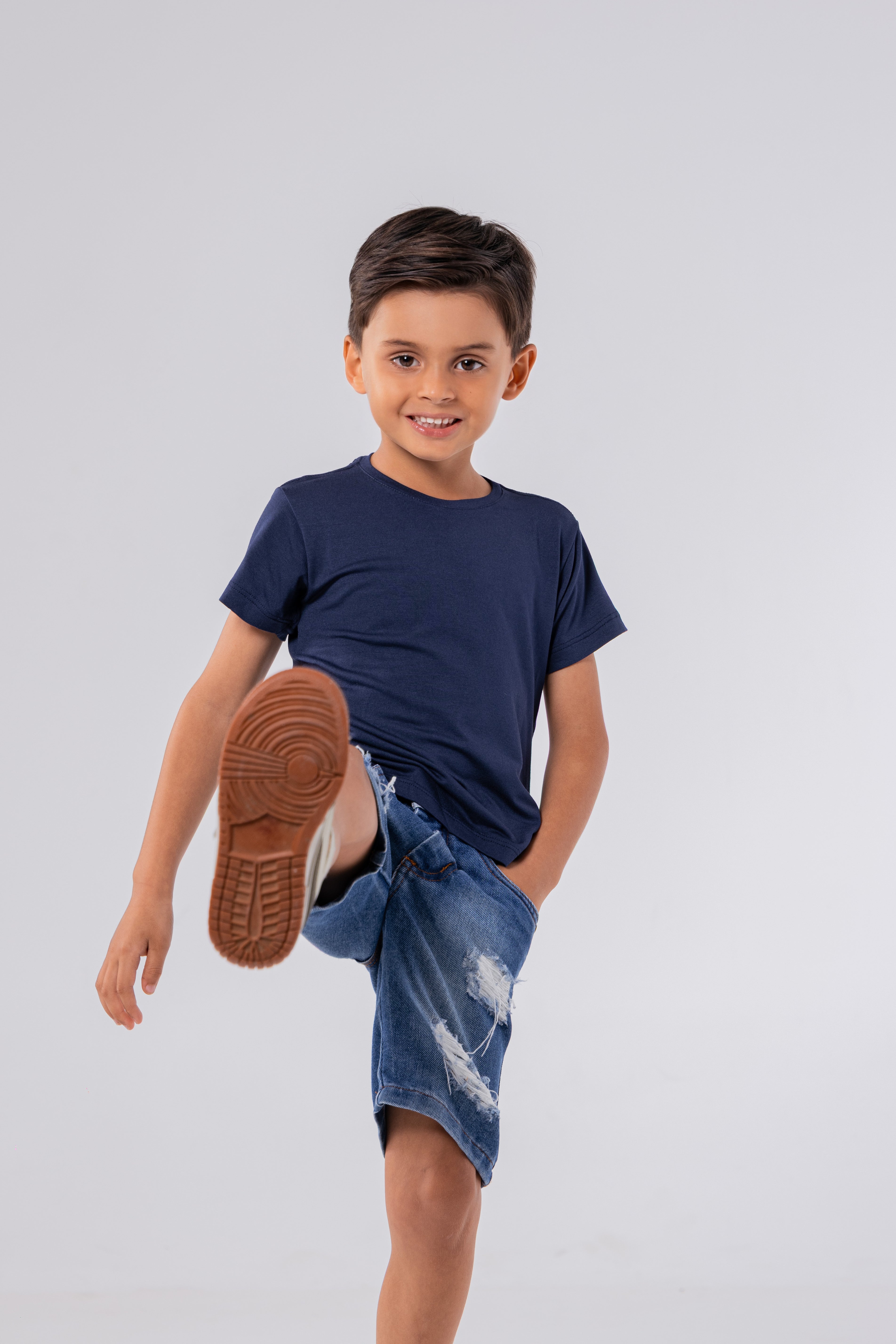 CAMISETA MODAL TECH | KIDS | MARINHO