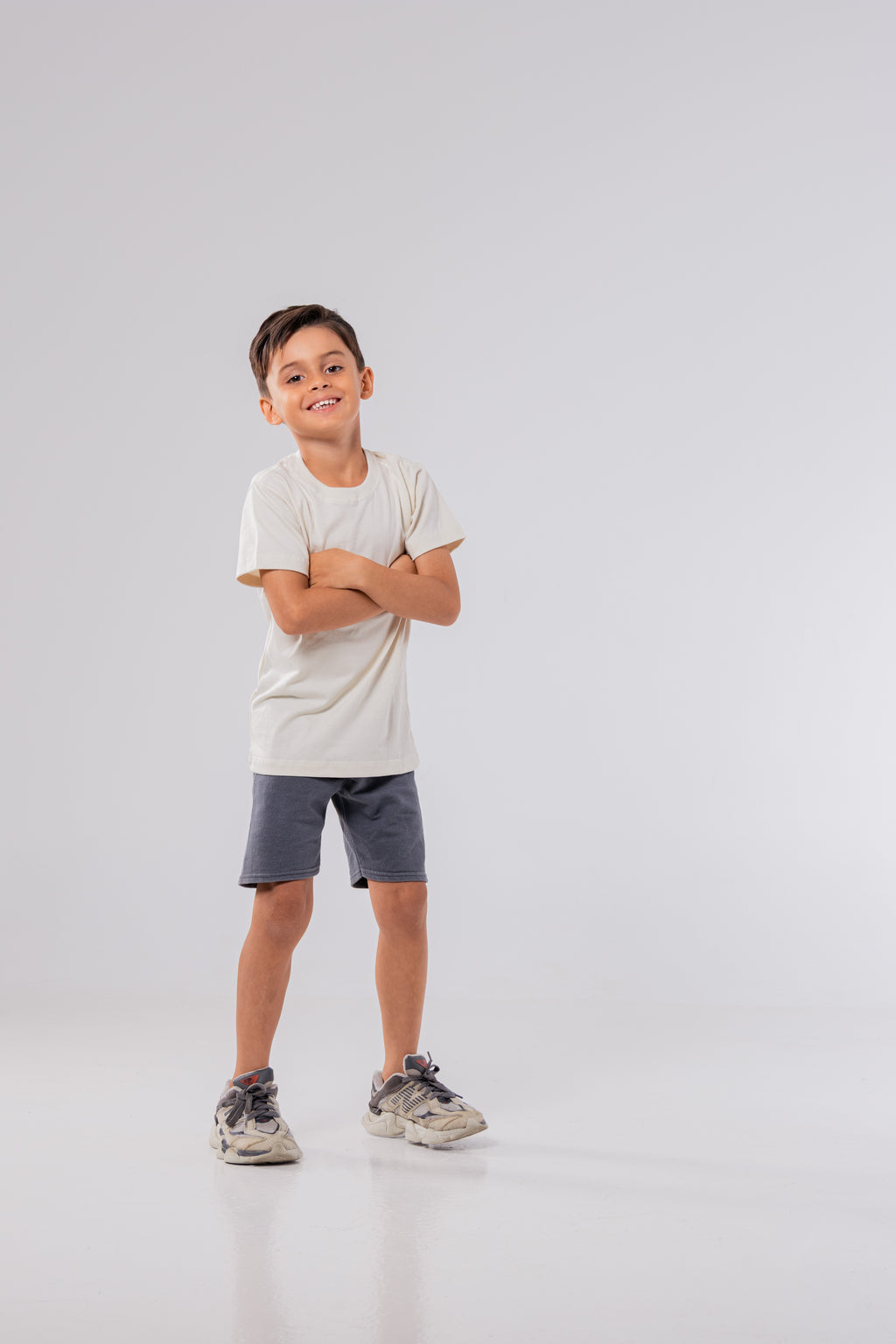 CAMISETA ALGODÃO PREMIUM // KIDS // OFFWHITE