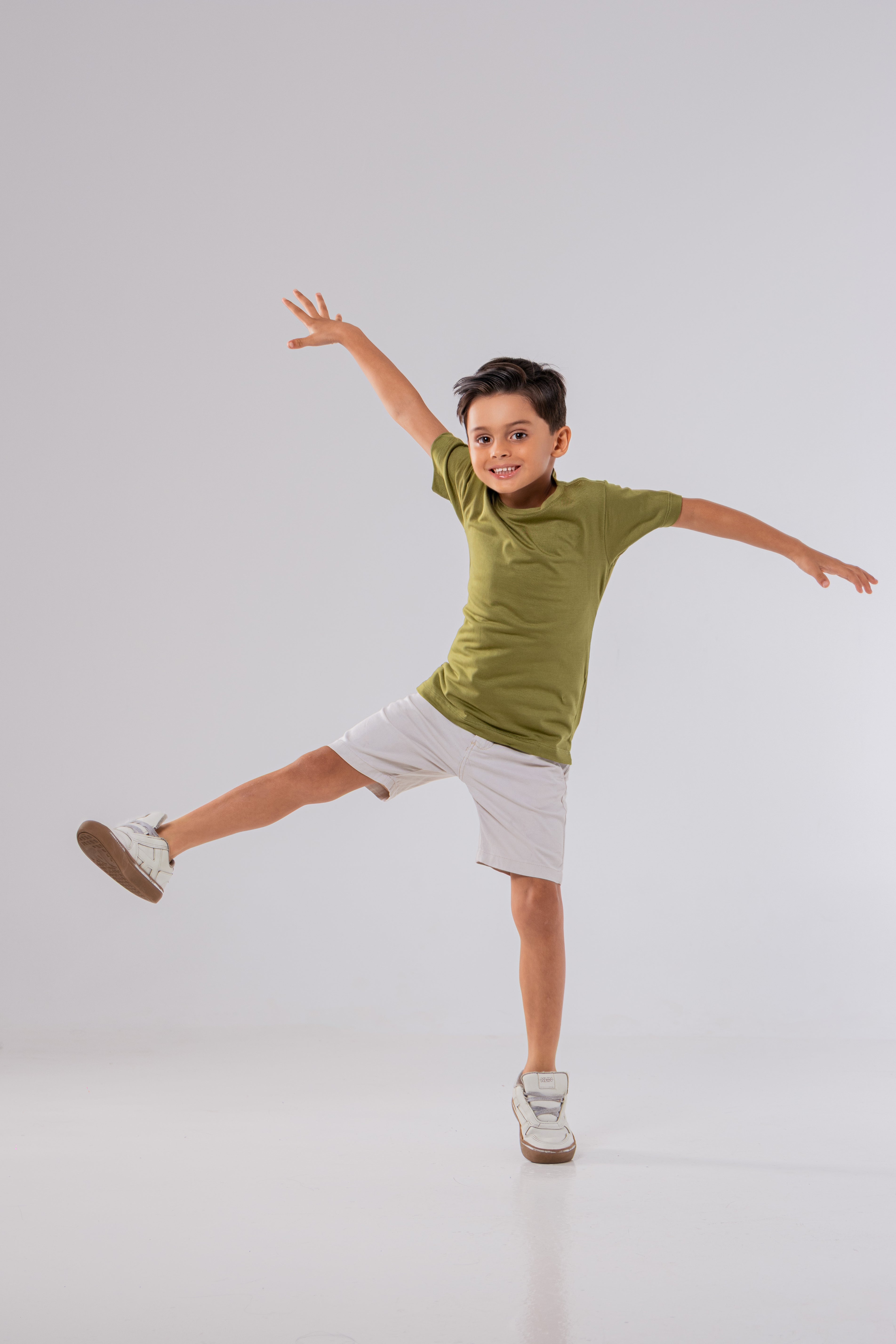 CAMISETA MODAL TECH | KIDS | VERDE ALVORADA