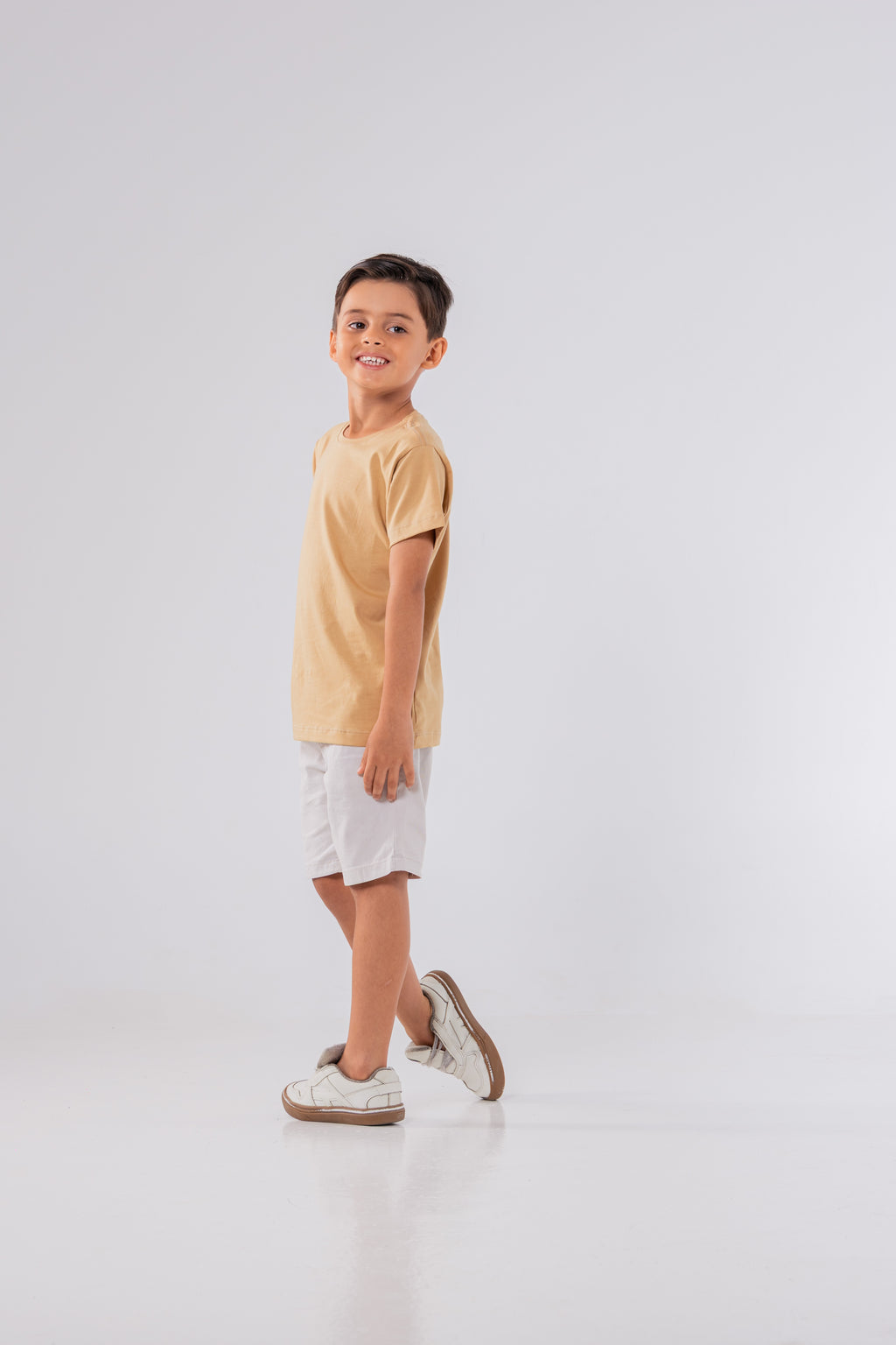 CAMISETA PIMA | KIDS | CREME