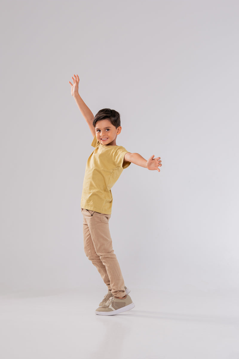 CAMISETA ALGODÃO PREMIUM // KIDS // AREIA