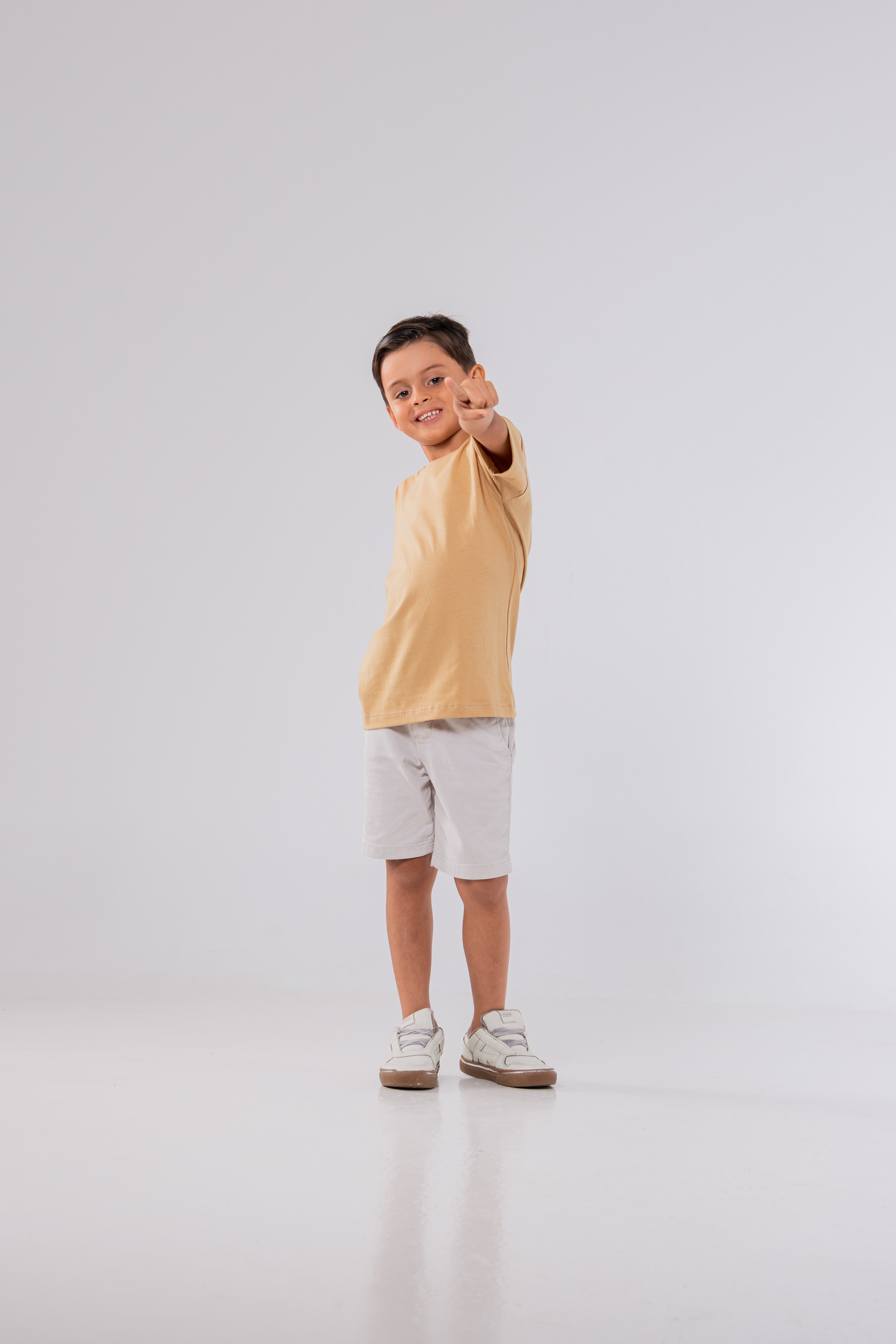 CAMISETA PIMA | KIDS | CREME