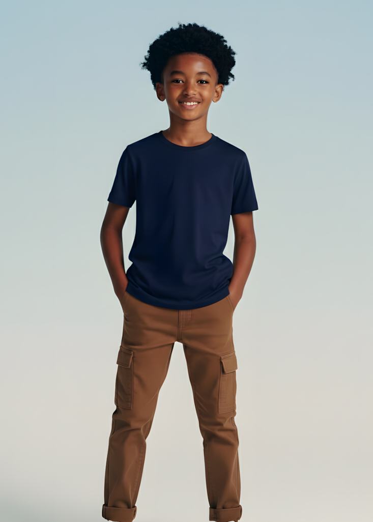 CAMISETA MODAL TECH | KIDS | MARINHO