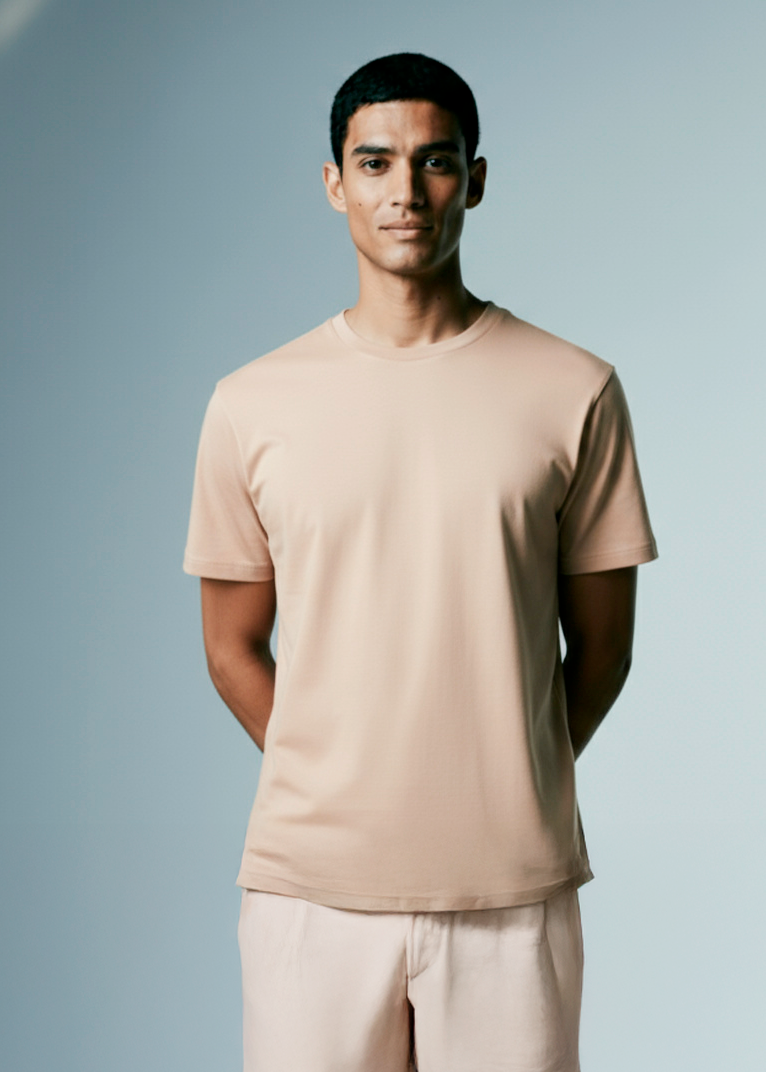 CAMISETA MODAL TECH | BEGE PERSA