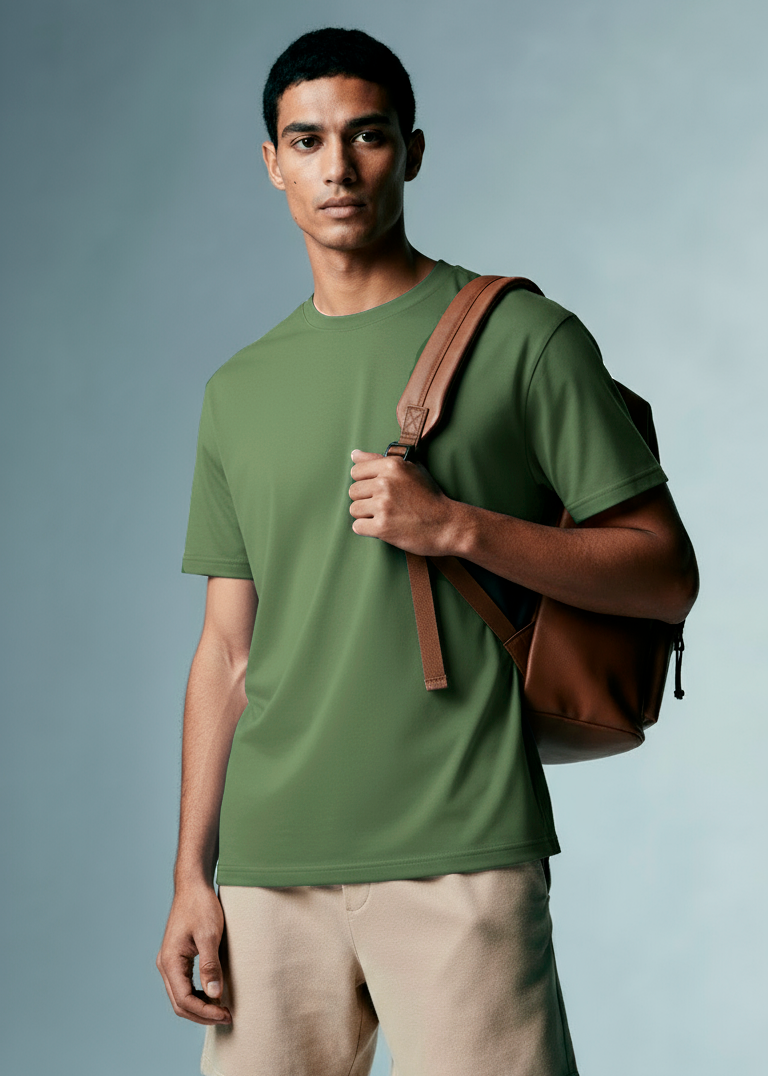 CAMISETA MODAL TECH | GREENISH