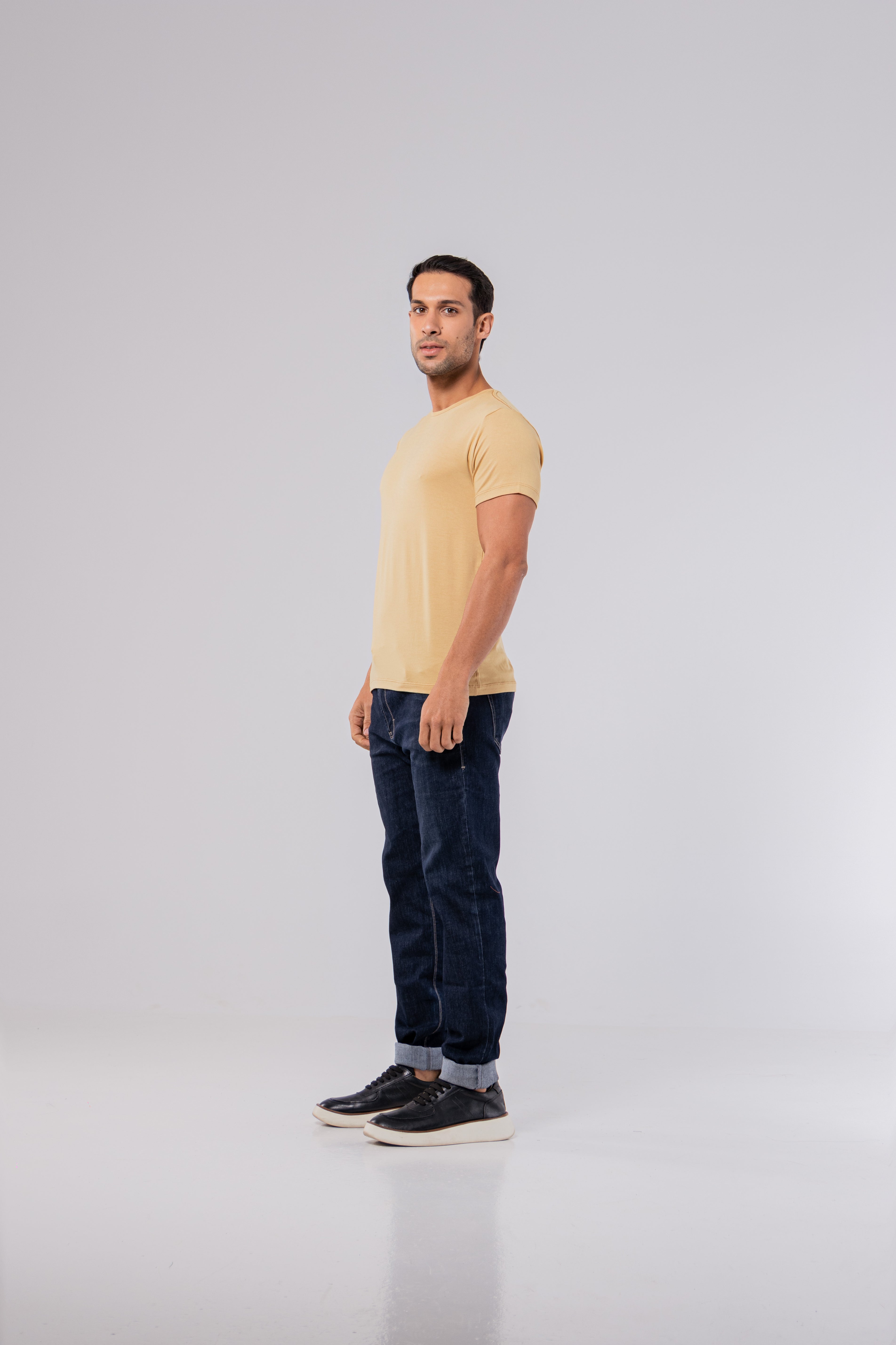 CAMISETA MODAL TECH // CREME