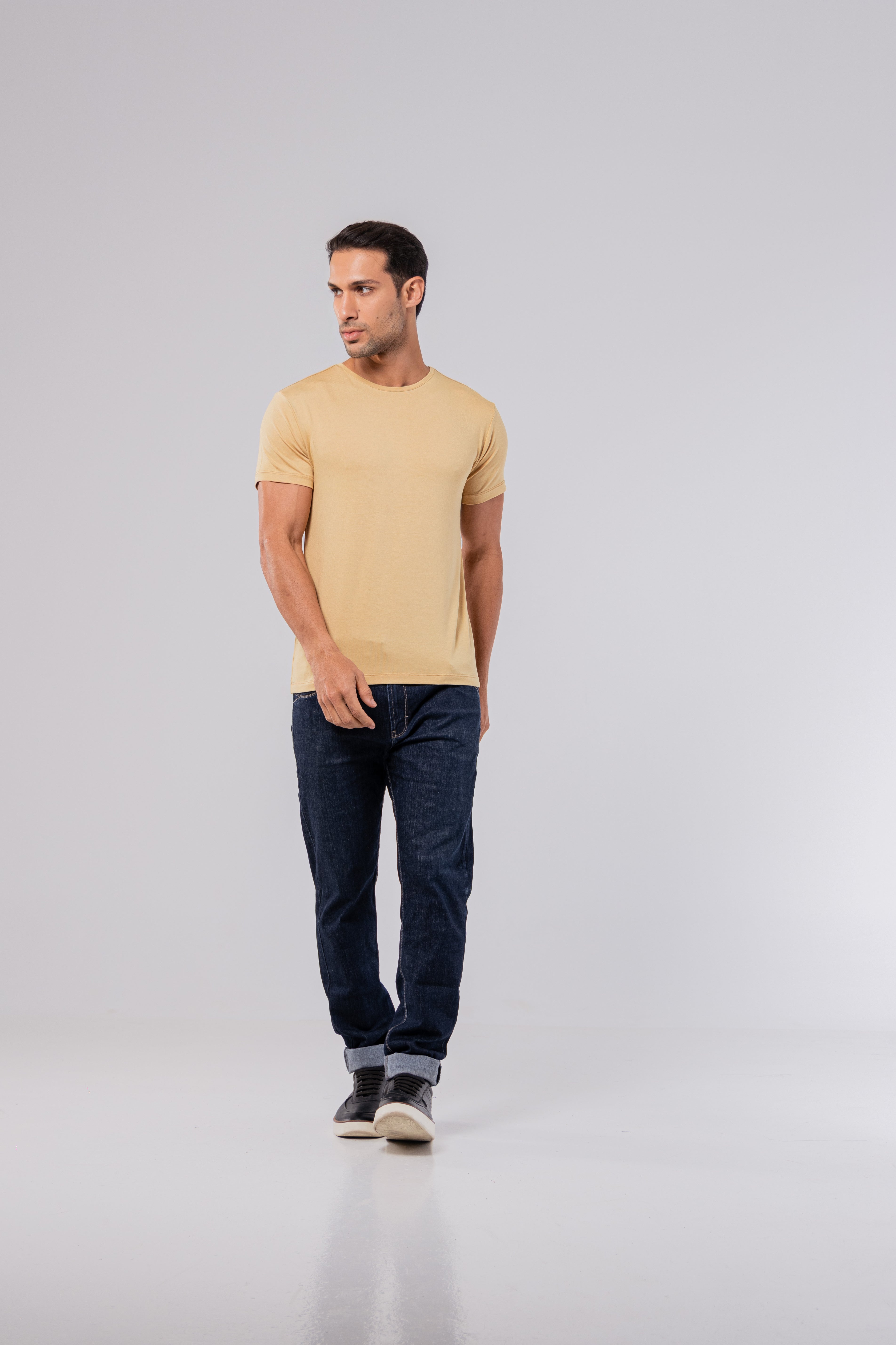 CAMISETA MODAL TECH // CREME