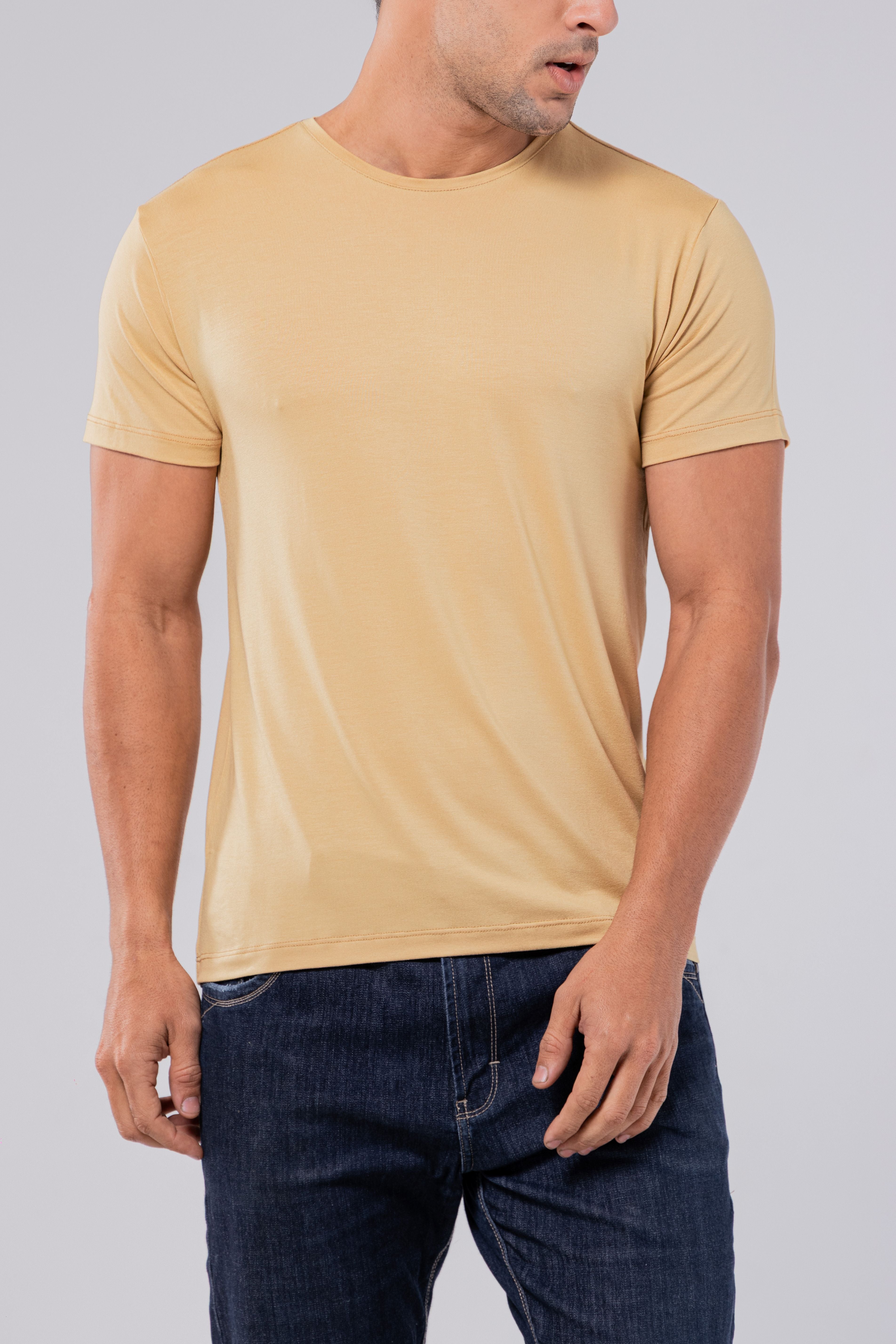 CAMISETA MODAL TECH // CREME