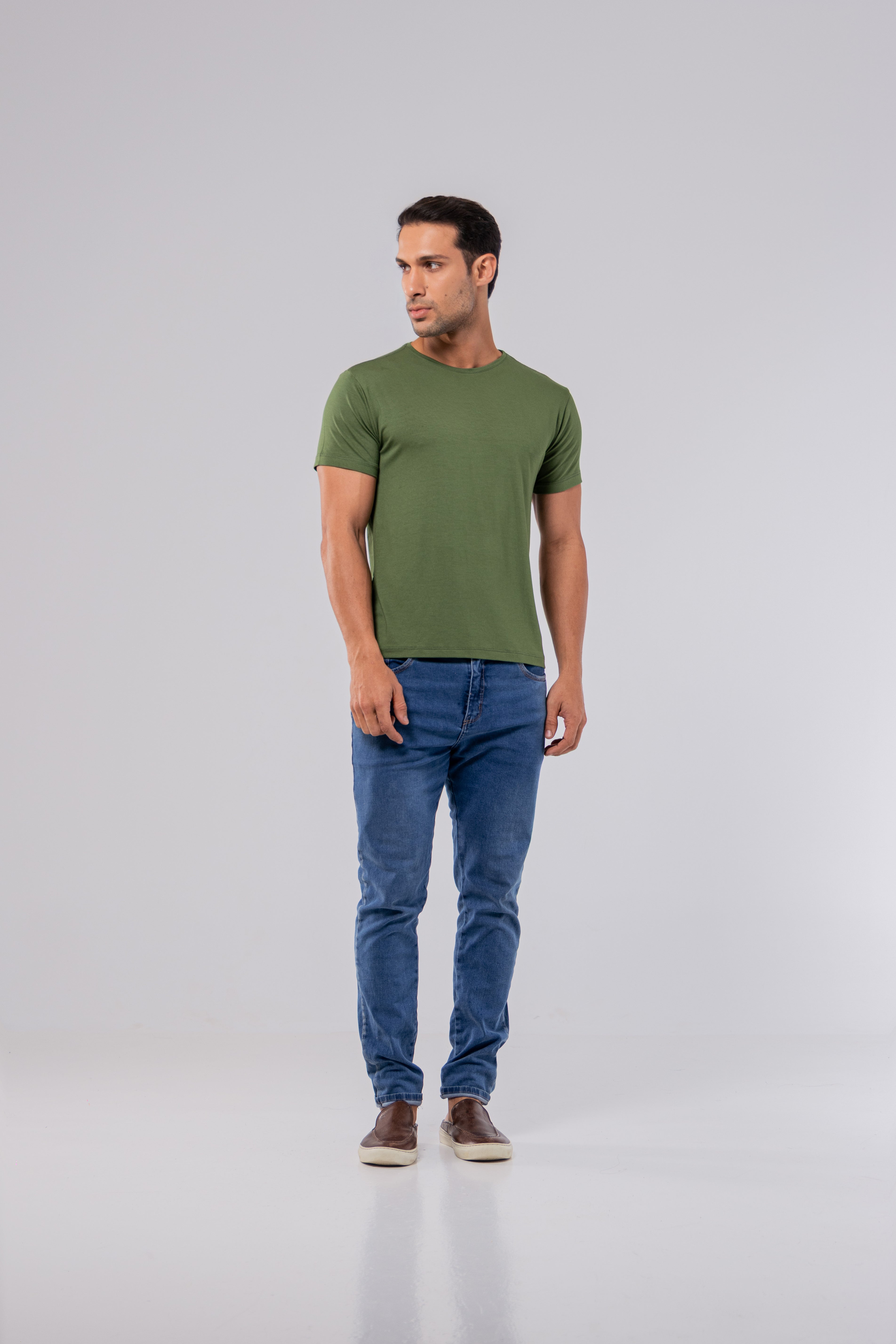CAMISETA MODAL TECH | VERDE MILITAR