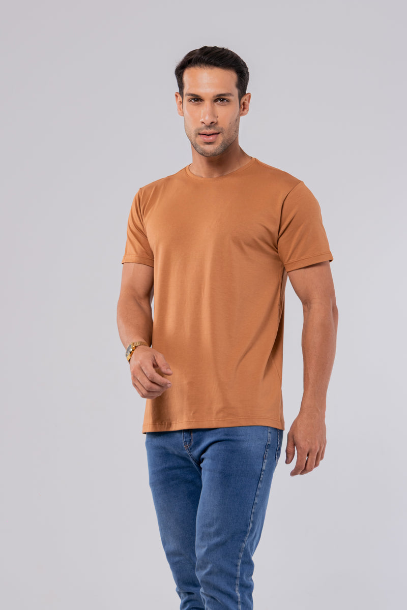 CAMISETA PIMA - MASC - CAPUCCINO