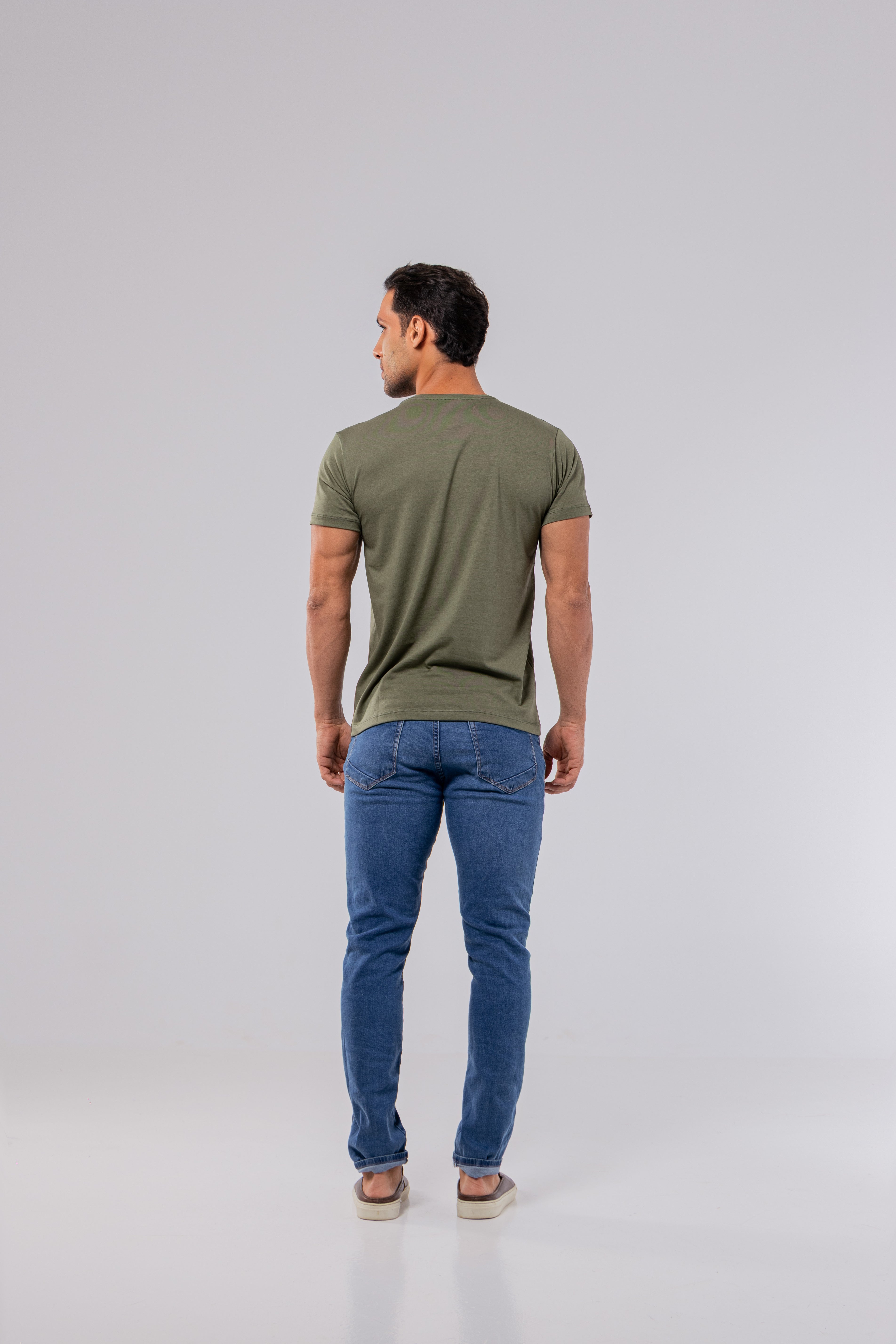 CAMISETA PIMA | OLIVA