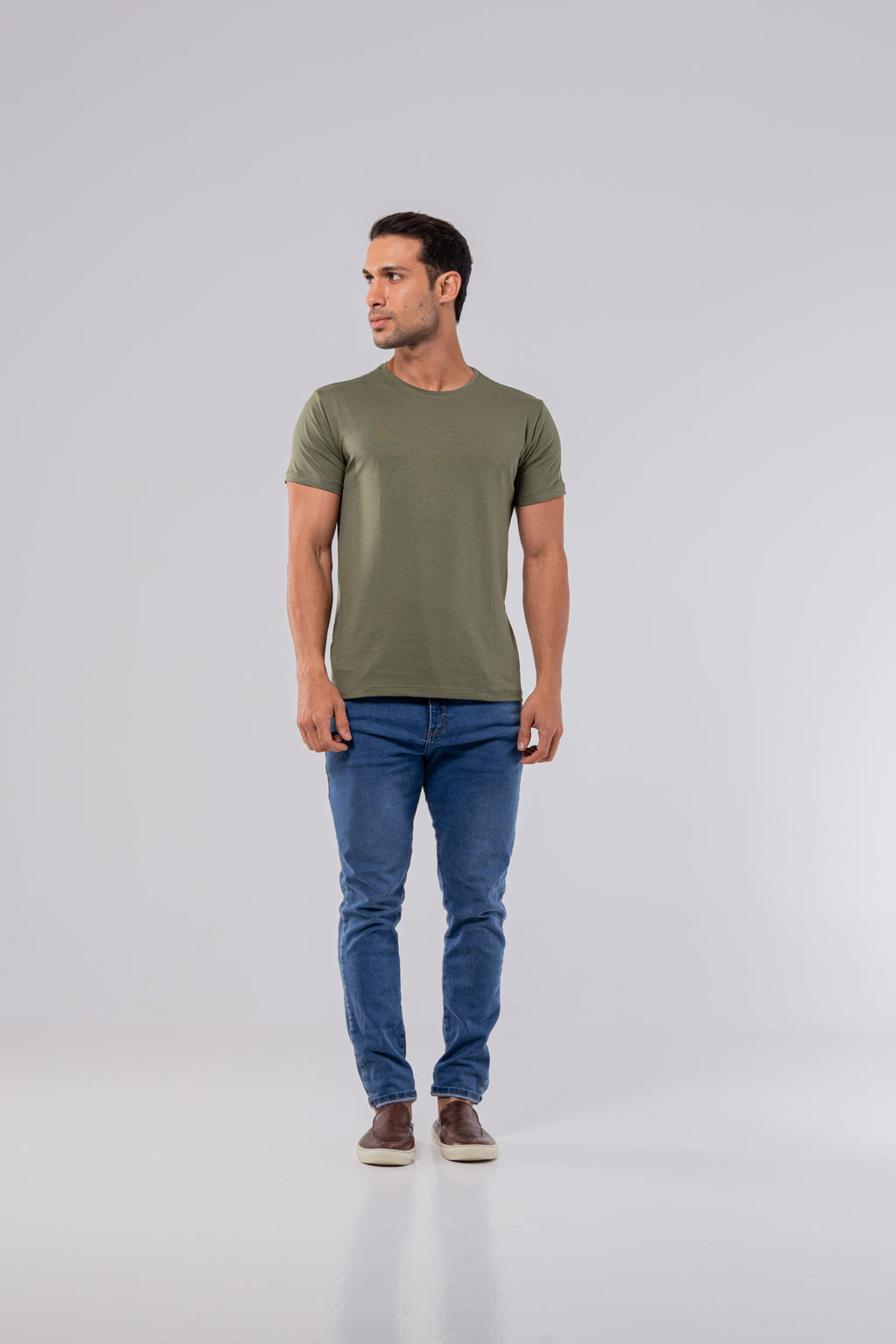 CAMISETA PIMA | VERDE OLIVA