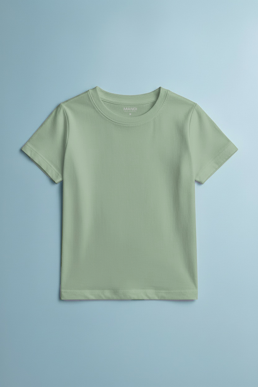 CAMISETA ALGODÃO PREMIUM | KIDS | VERDE OLIVA