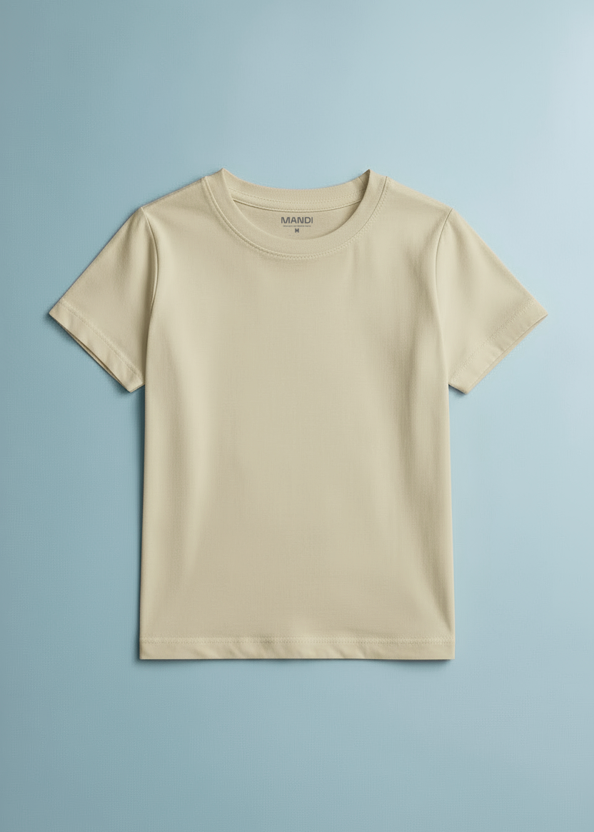 CAMISETA PIMA | KIDS | CREME